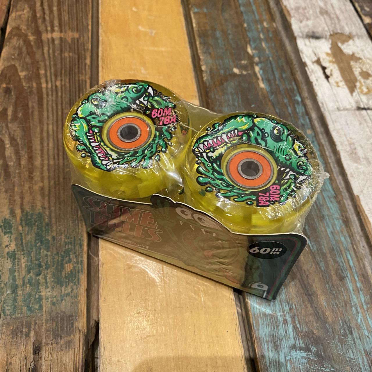 60mm Gator Swamp Spew Light Ups OG Slime Yellow 78a