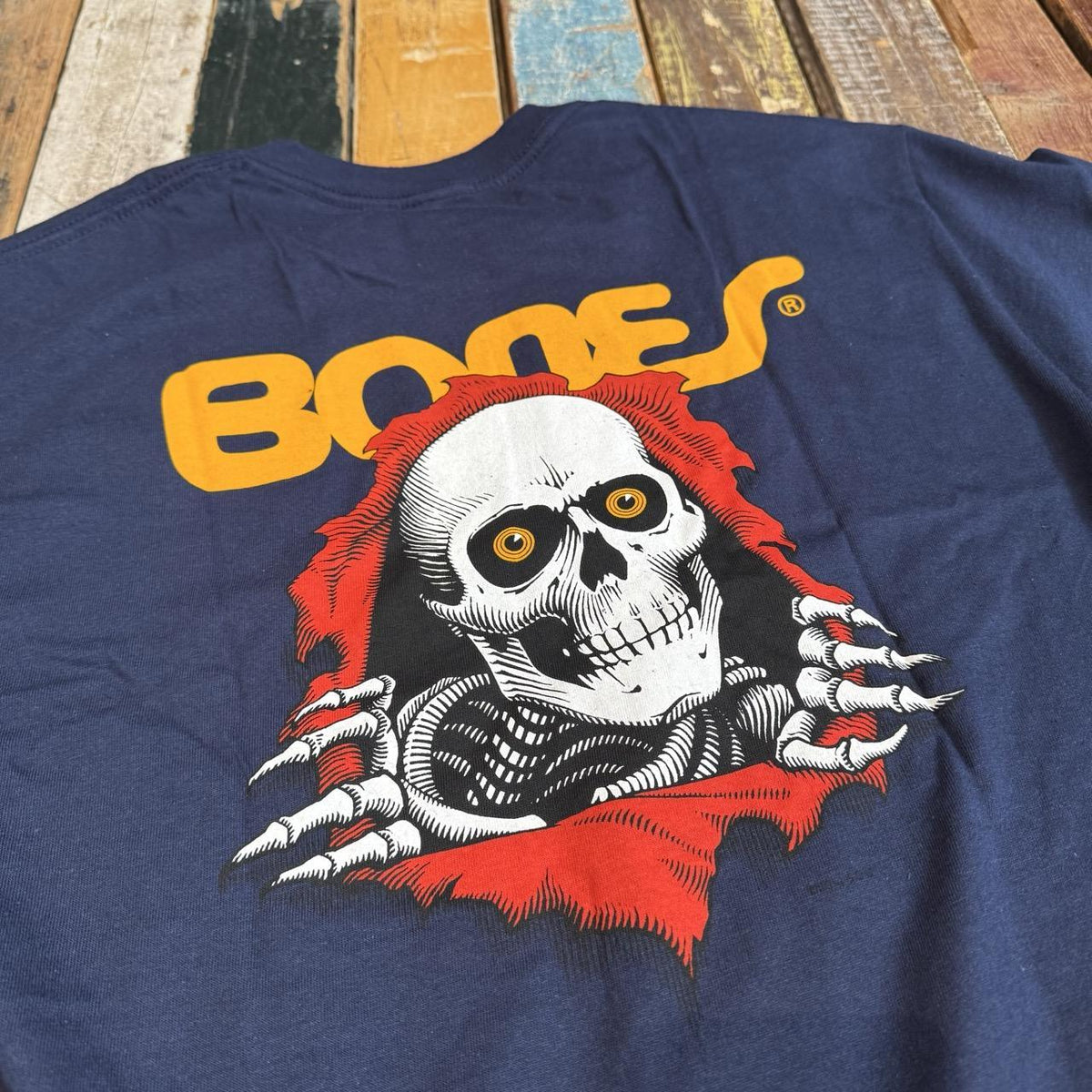 Powell RIPPER Navy Tee Shirt