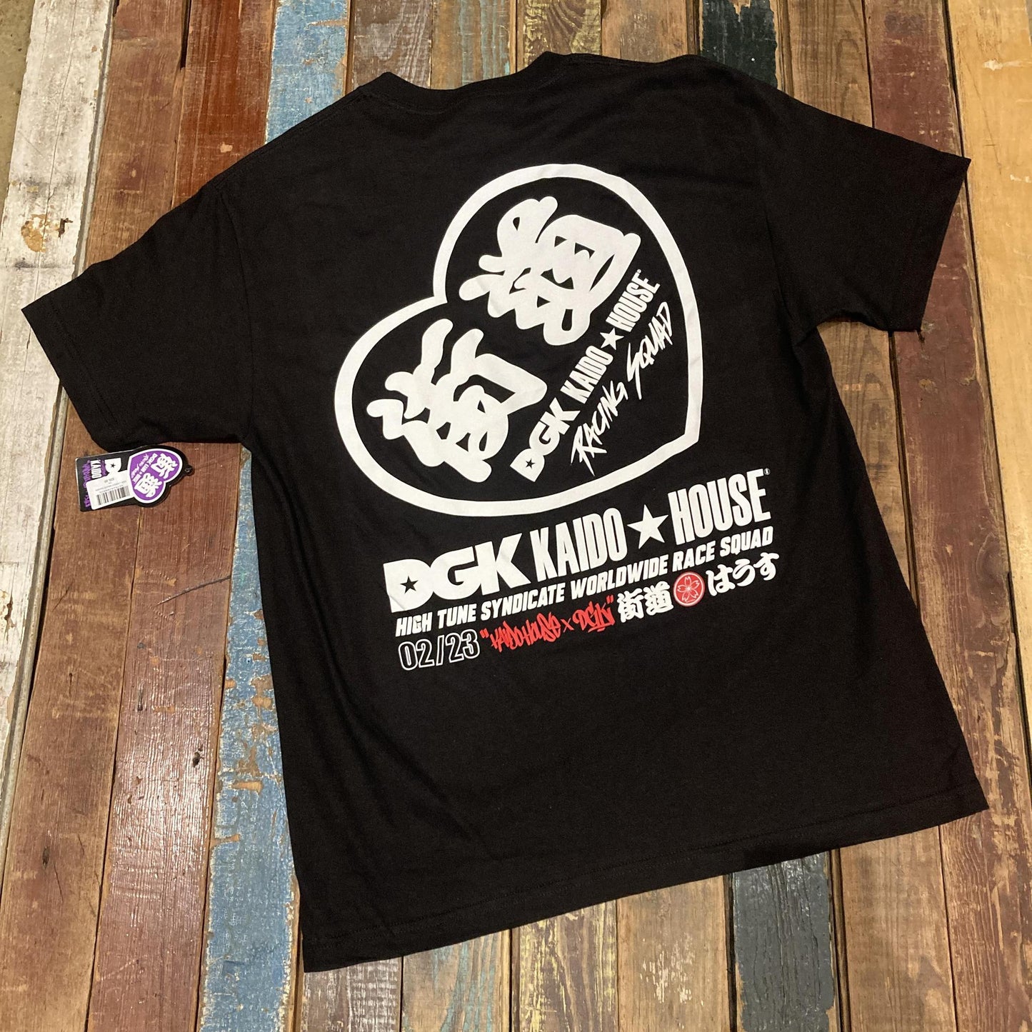 DGK x KAIDO HOUSE Konbini Tee Black