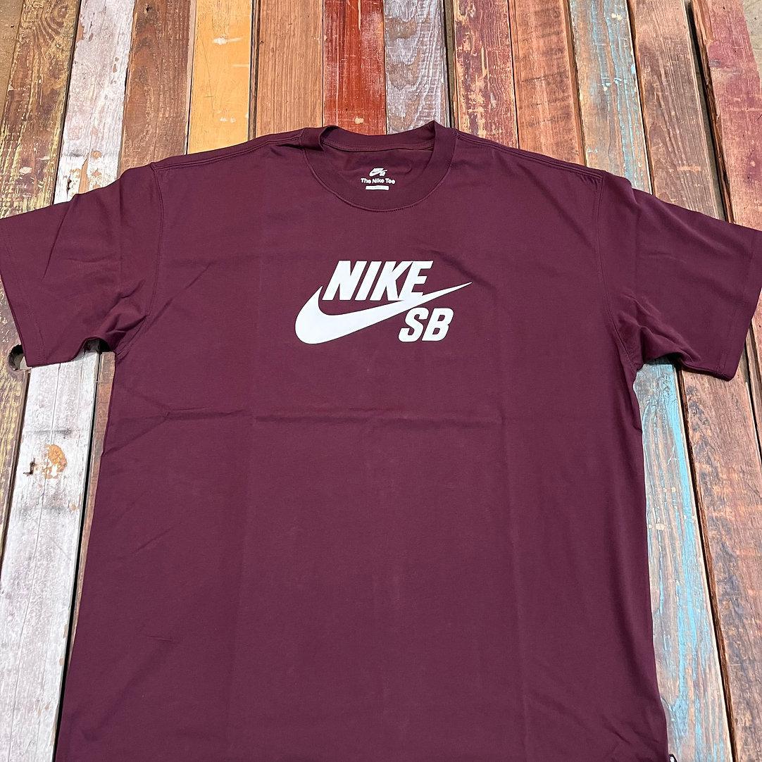 Nike SB Logo Tee, dark red