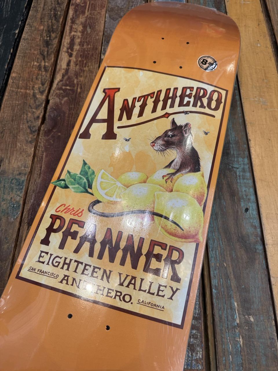 Anti-Hero Skateboards Chris PFANNER HOMER 2 - 8.25" Deck