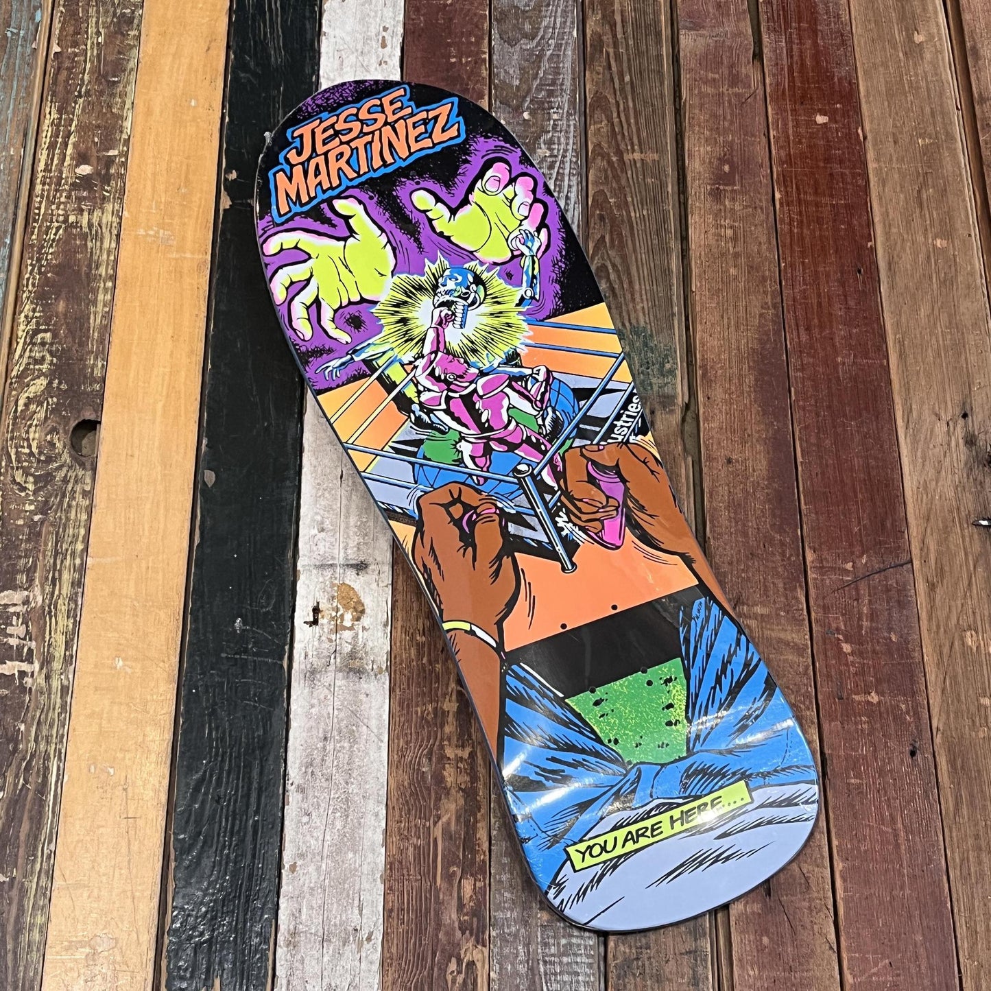 World Industries Jesse Martinez Rock'em Sock'em Deck - 10.126"