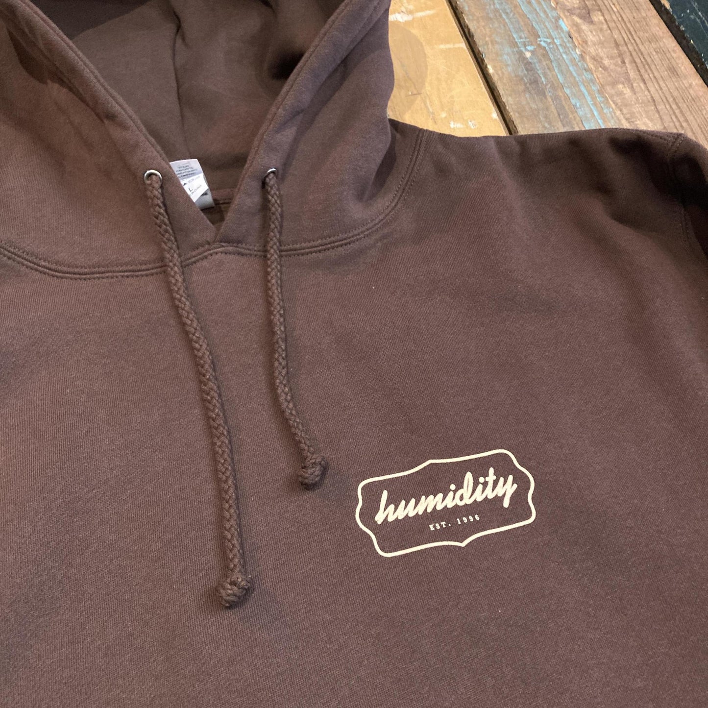 Humidity Badge Hoodie Brown