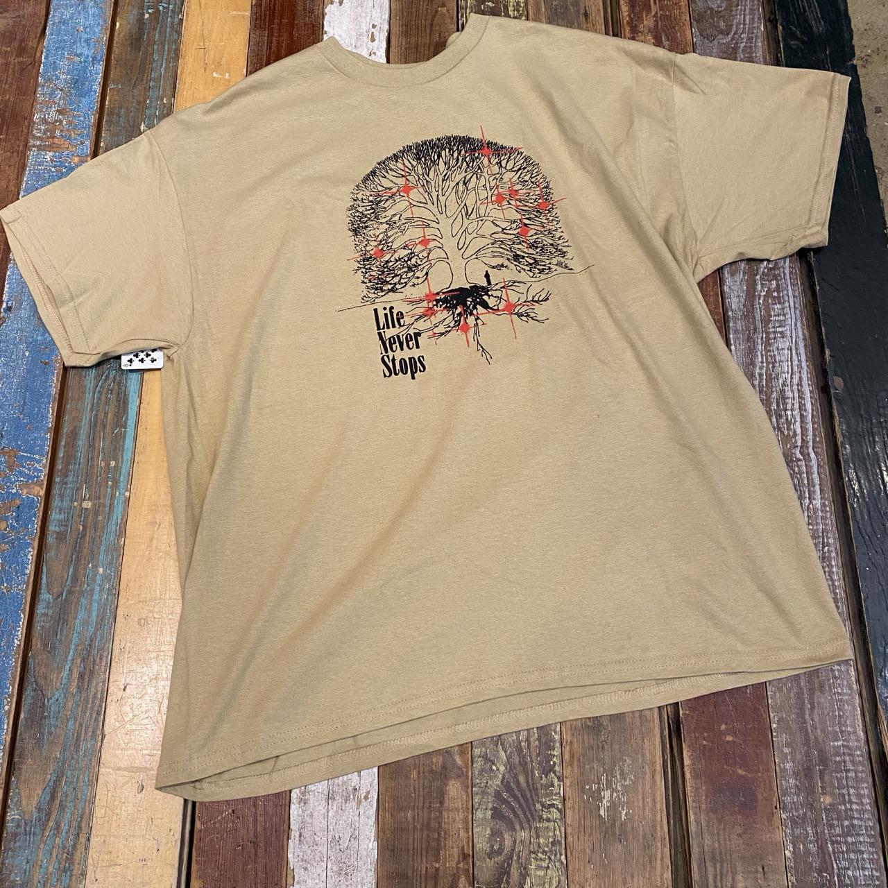 Late Night Stars Life Tree (Red/Brown) T-Shirt
