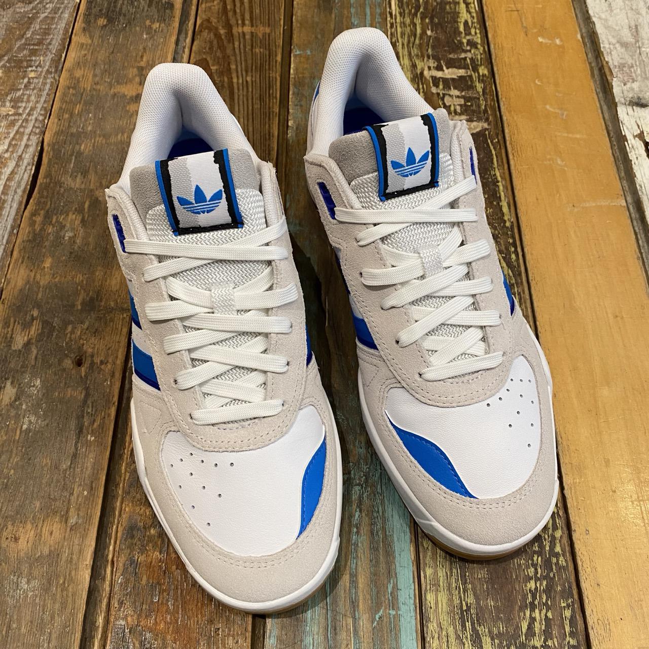 Adidas Tekkira Cup Shoes (Footwear White/Brilliant Blue/Lucid Blue)