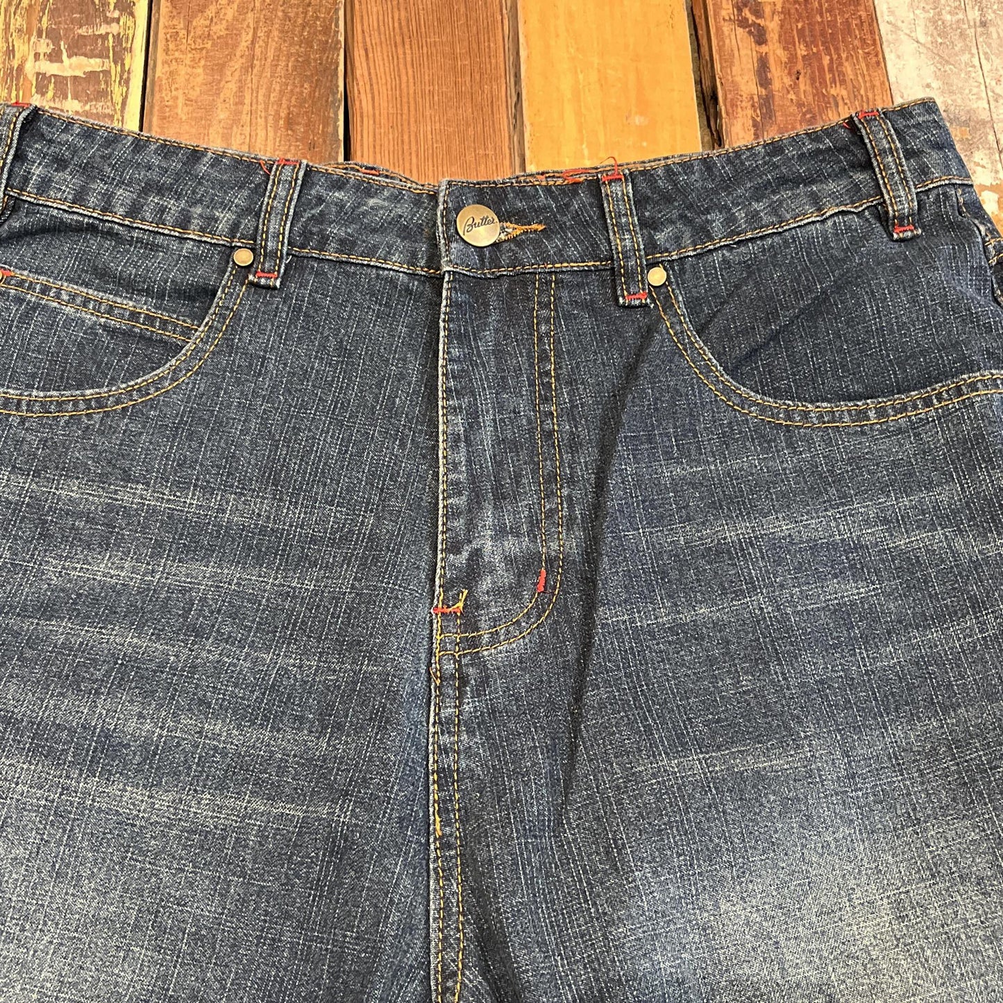 ButterGoods Blotch Denim Shorts