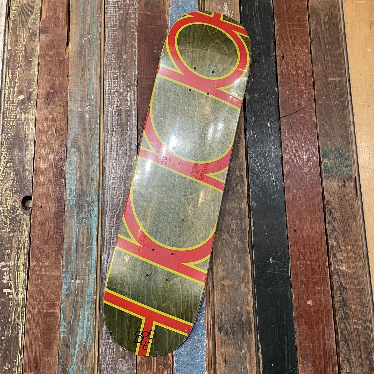 Hoddle Logo Deck Woodgrain