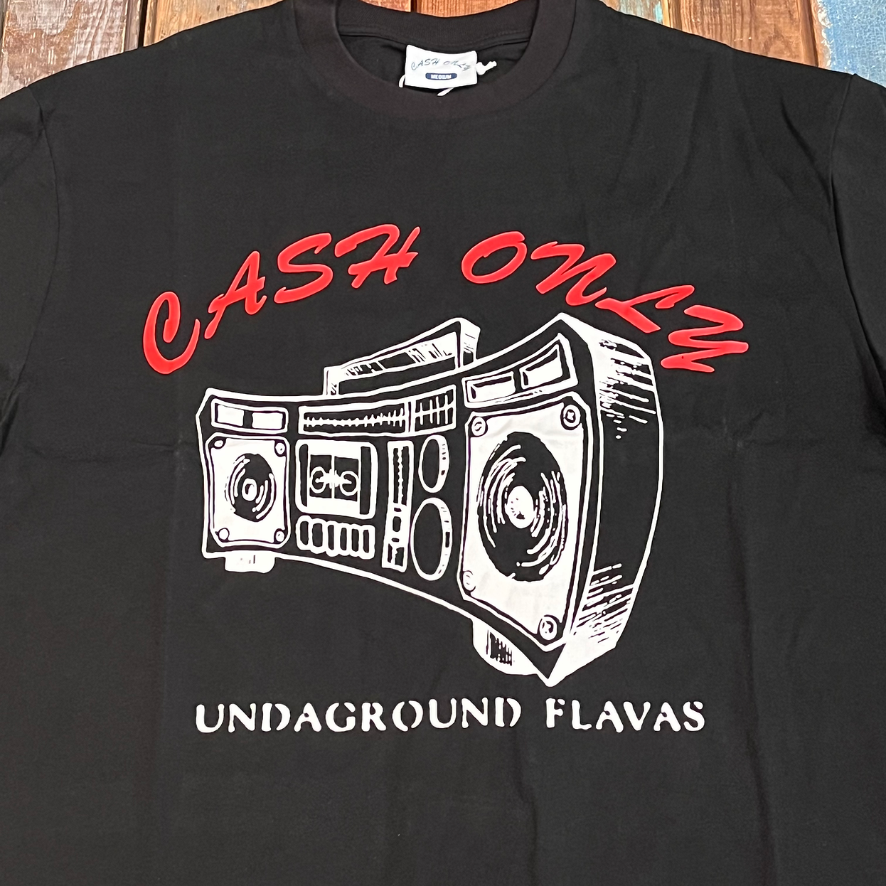 Boombox Tee Black