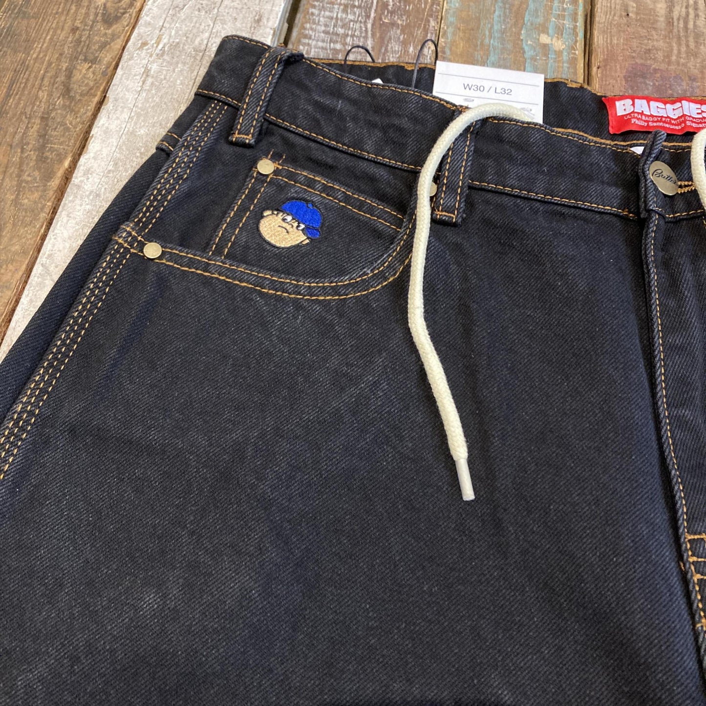 Santosuosso Denim Jeans (Washed Black)