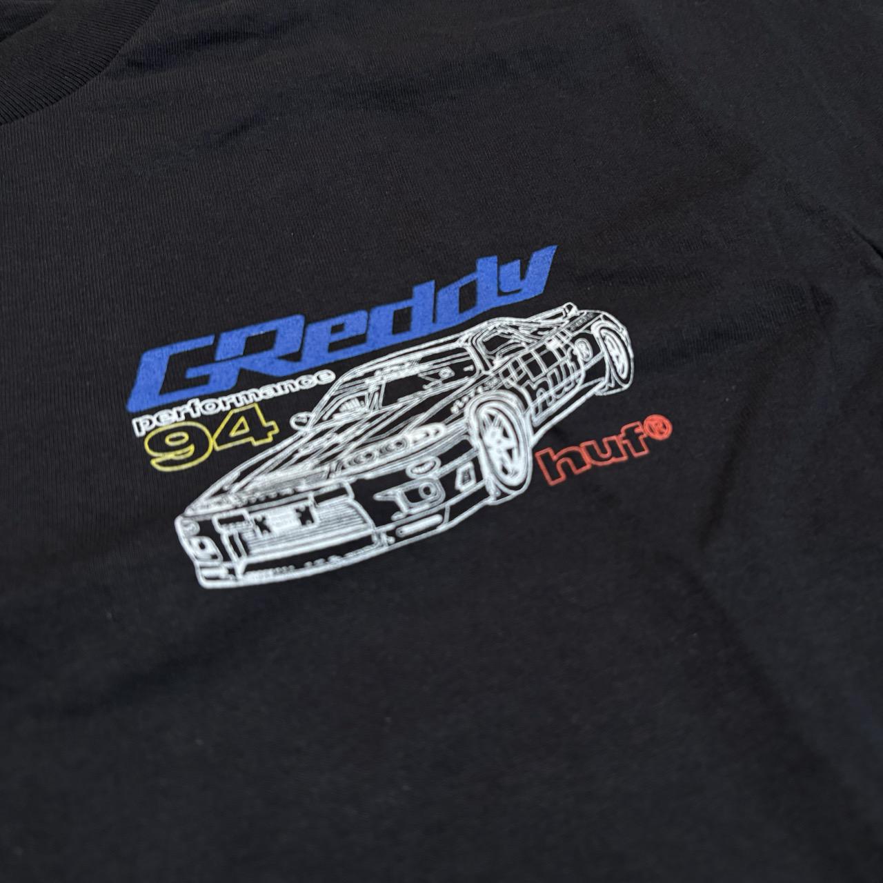 HUF X GREDDY DIAGRAM S/S TEE - BLACK