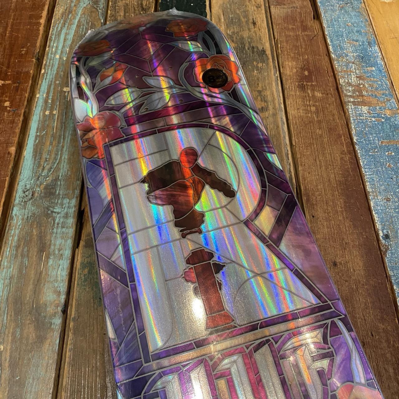 Real Skateboards HUF Holographic Rainbow Cathedral 8.25"