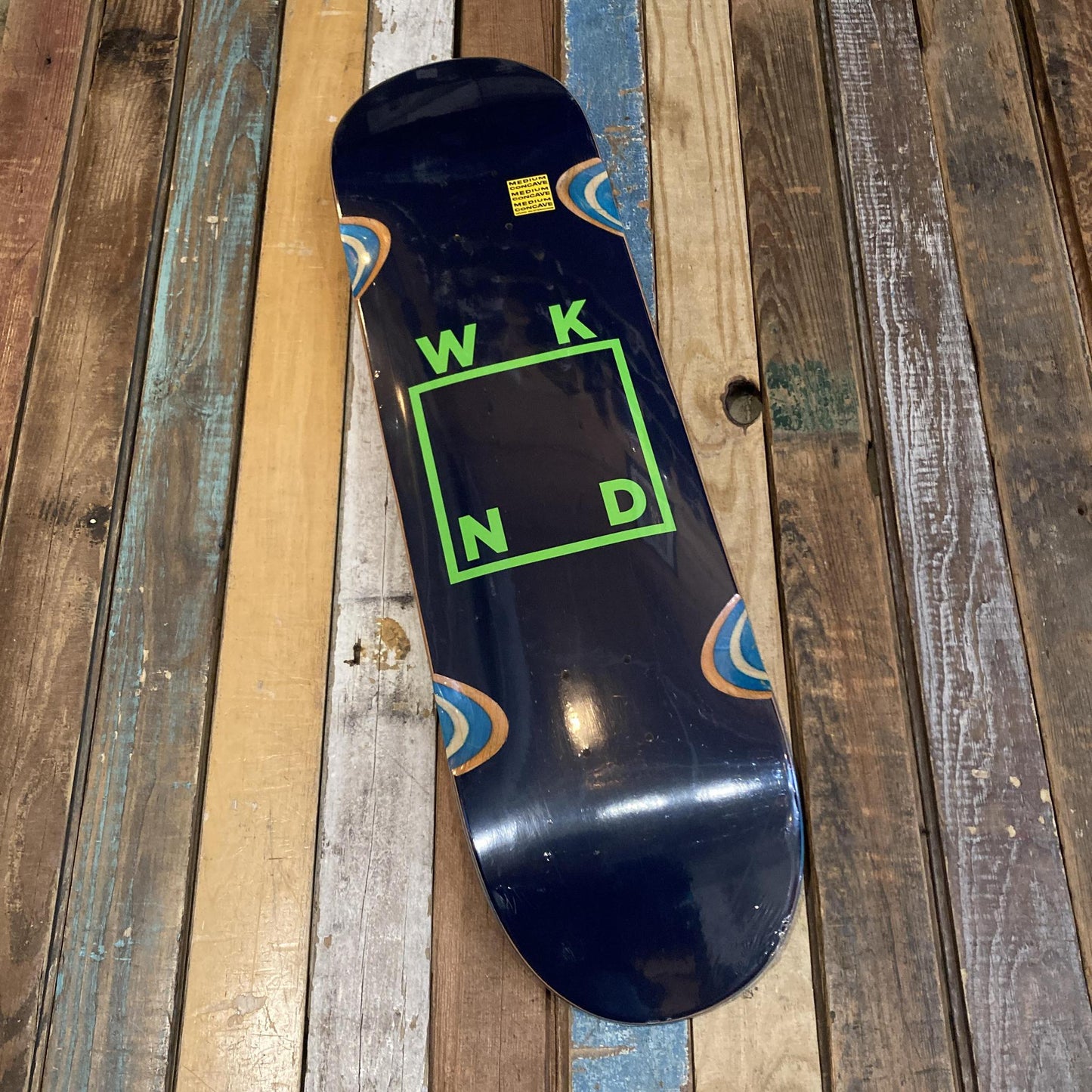 NAVY/GREEN LOGO (WHEEL WELLS) 8.5