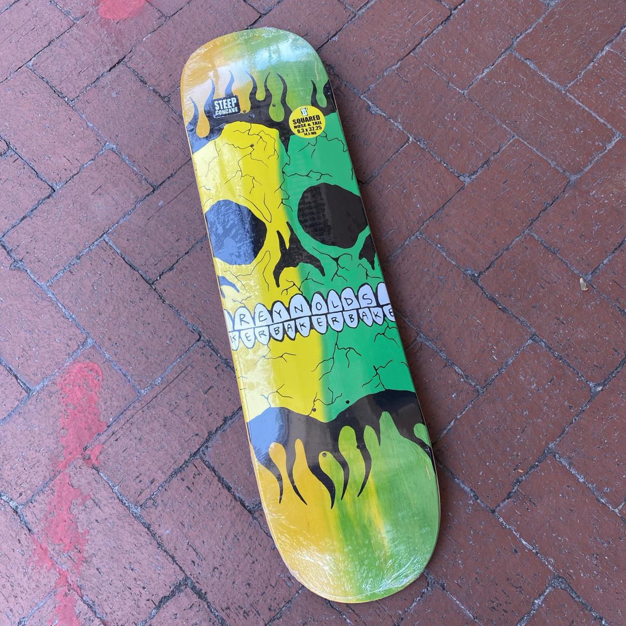 Baker Andrew Reynolds Rasta Skull 8.38"