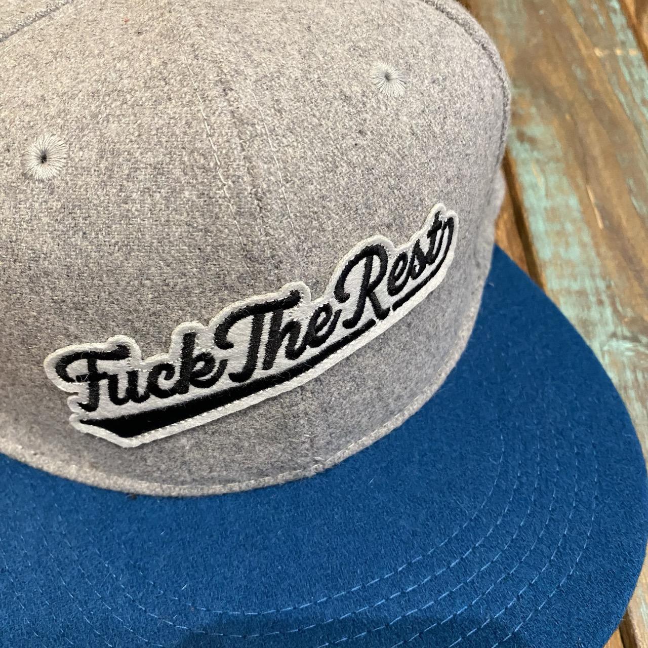 Independent "Fuck The Rest" Team Snapback Hat Grey/Navy