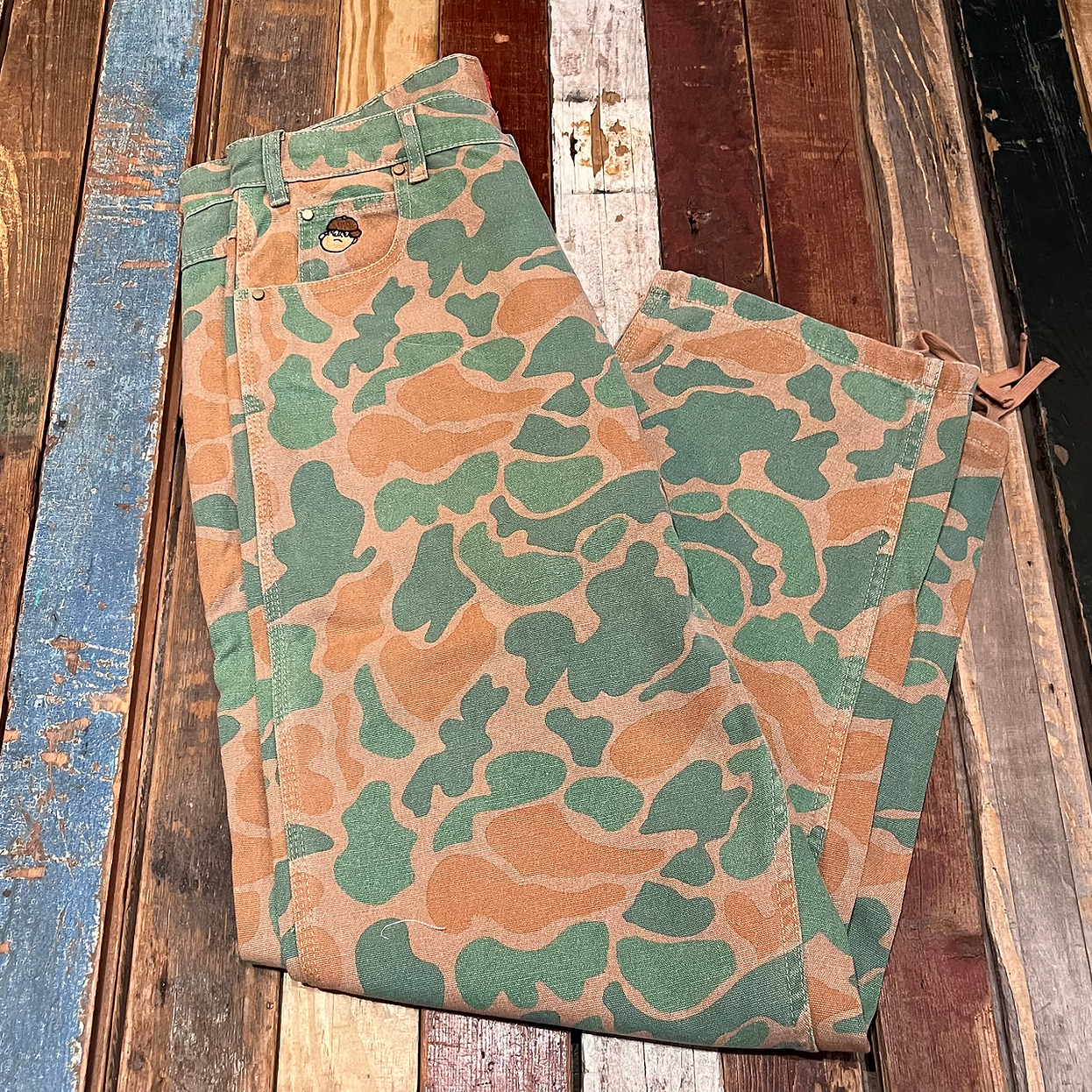Santosuosso Camo Pants Washed Camo