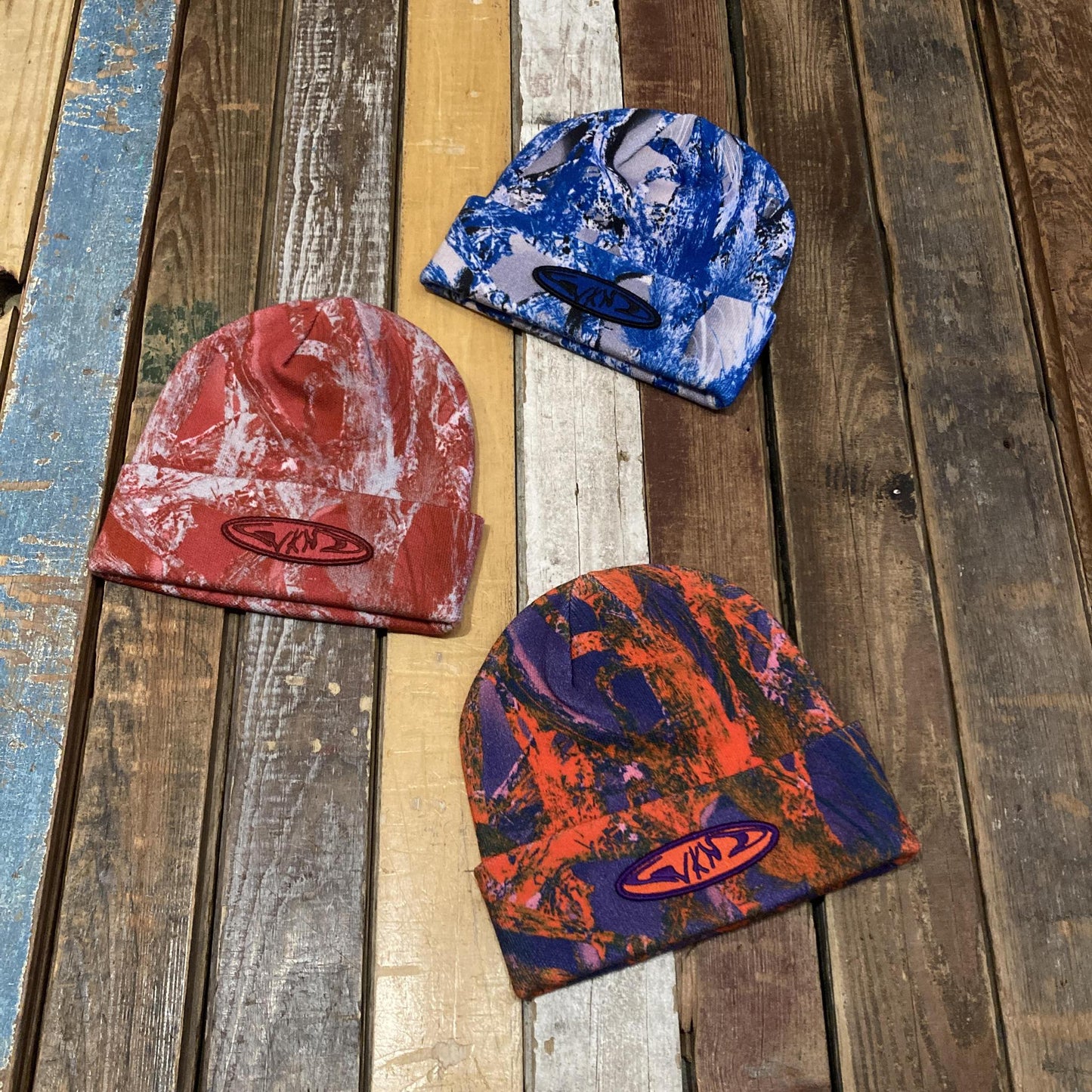 GRADIENT CAMO BEANIE