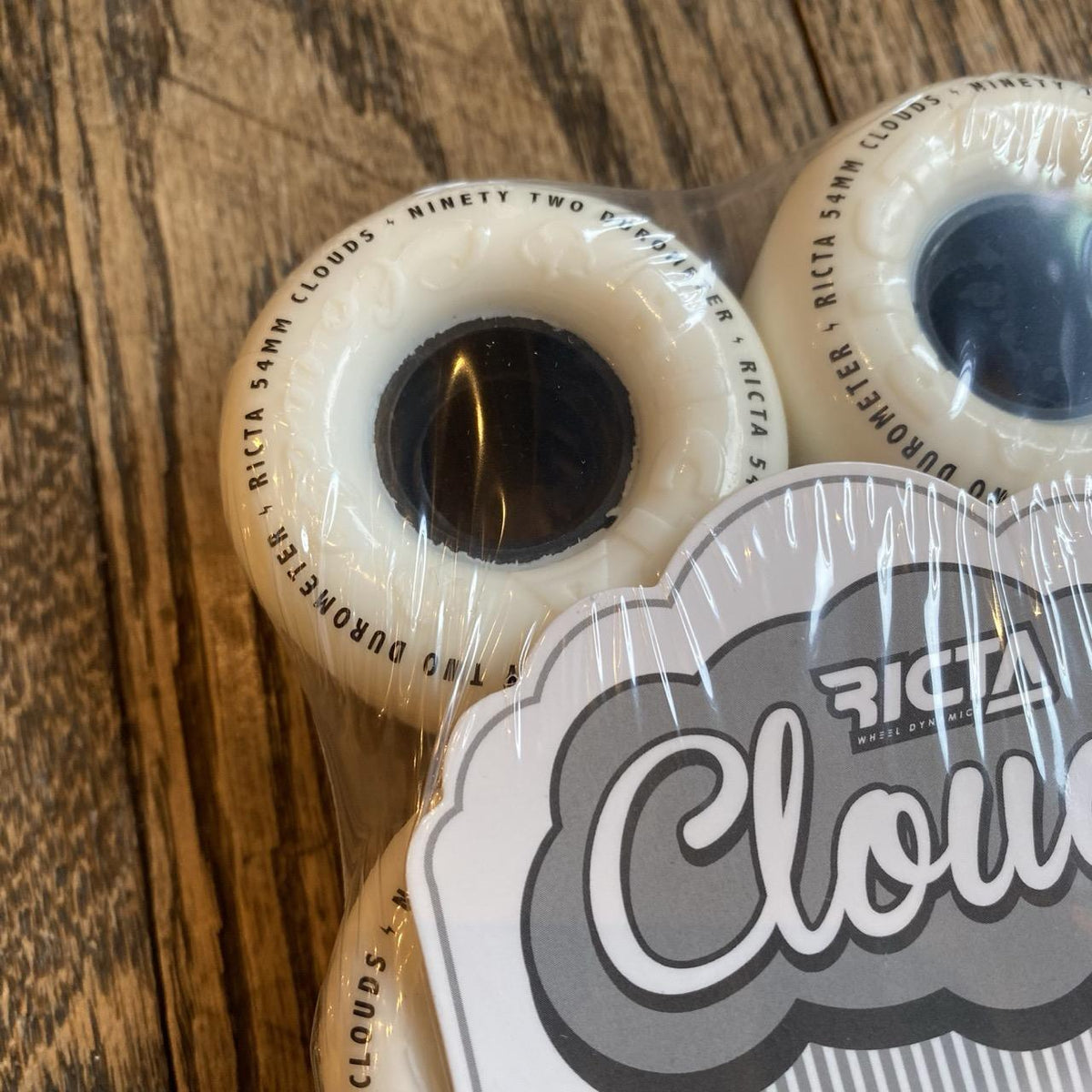 54mm Clouds Black 92a Ricta Wheels