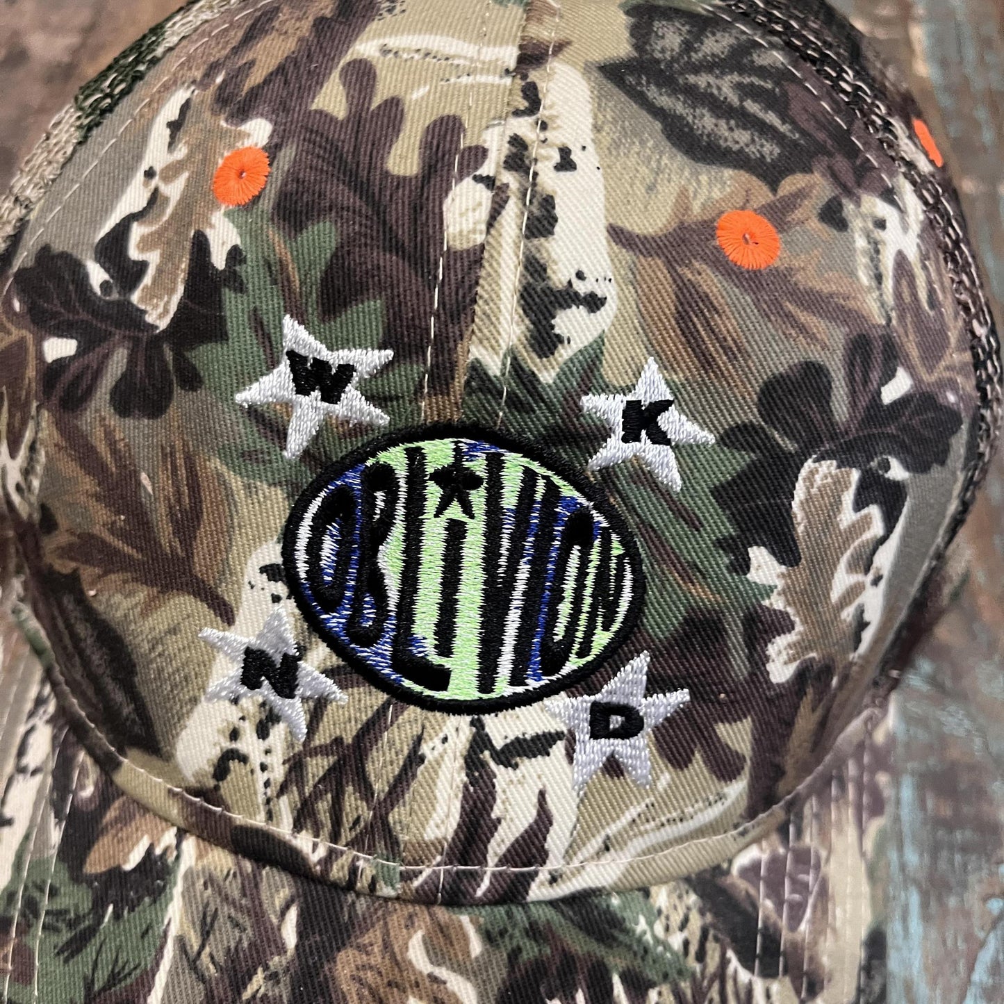 WKND X OBLIVION Camo Trucker Hat