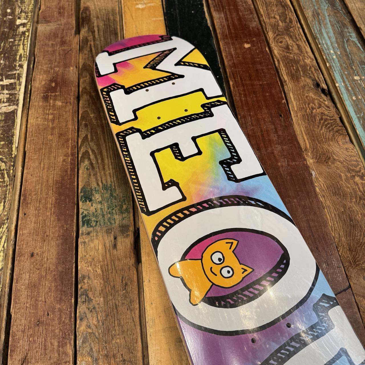 Meow Skateboards Logo Deck Tie Dye - 7.00"