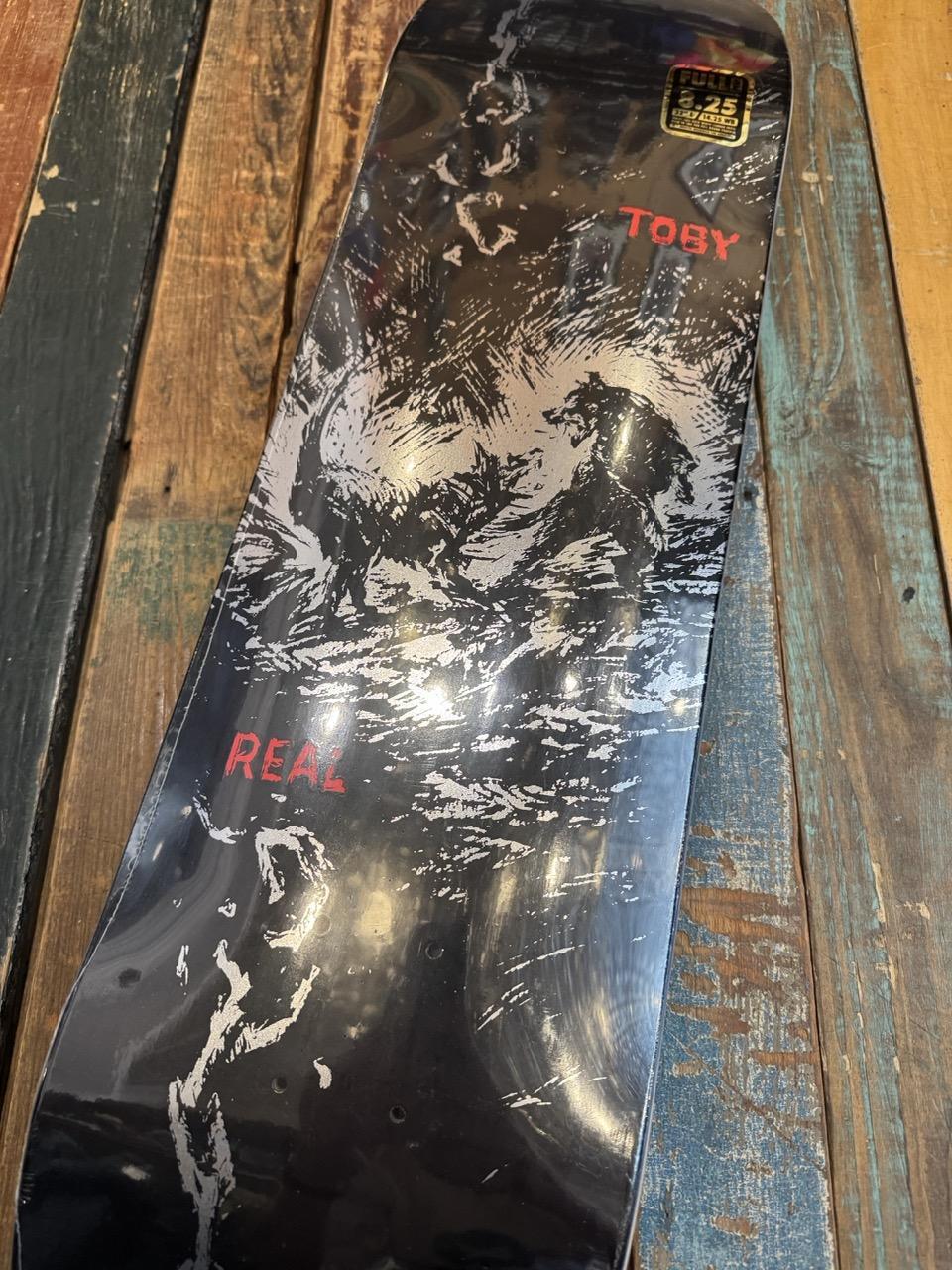 Real Skateboards Toby Ryan DOG BITE 8.25" Deck