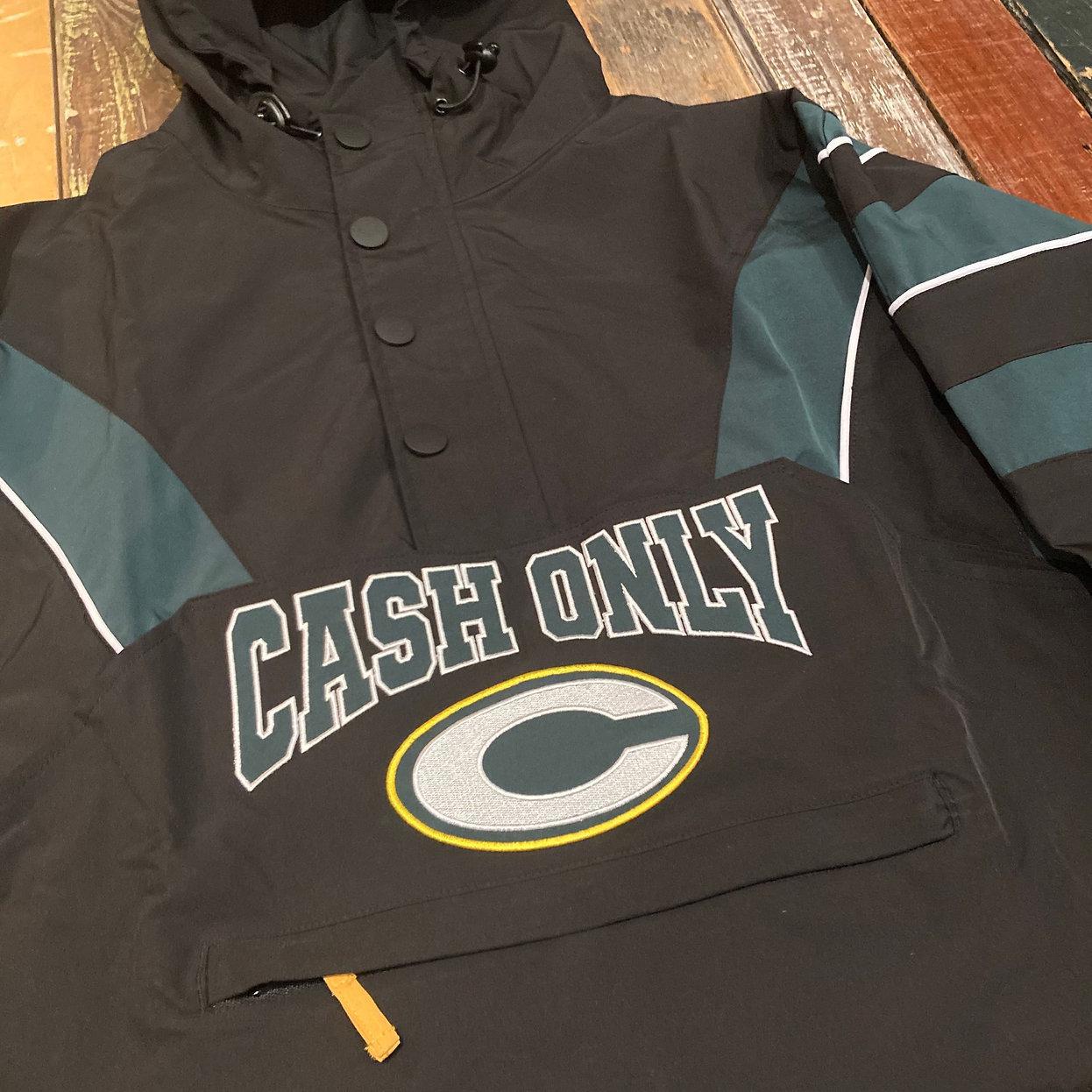 Cash Only League Anorak Jacket Black/Forest