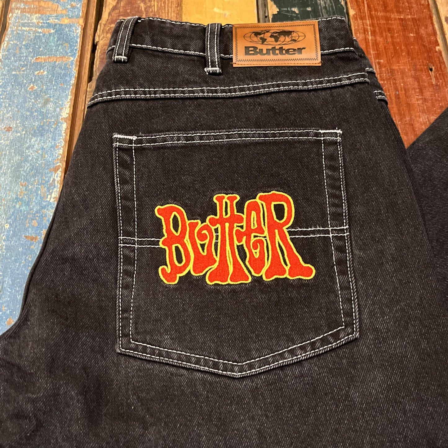 Tour Denim Jeans Flat Black