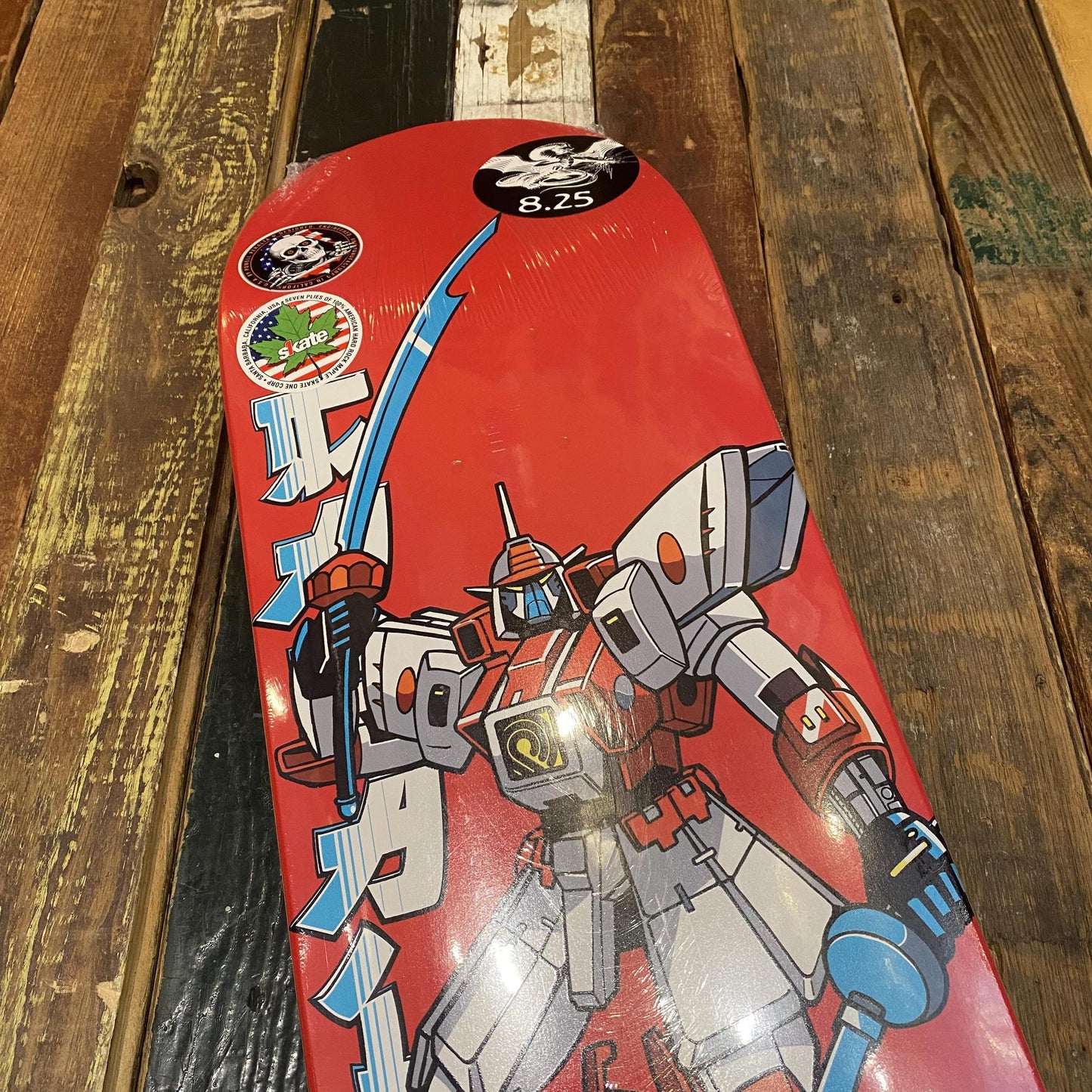 Powell Peralta PRO 7-PLY CAB GUNDAM 243 K20 8.25 X 31.95 RED