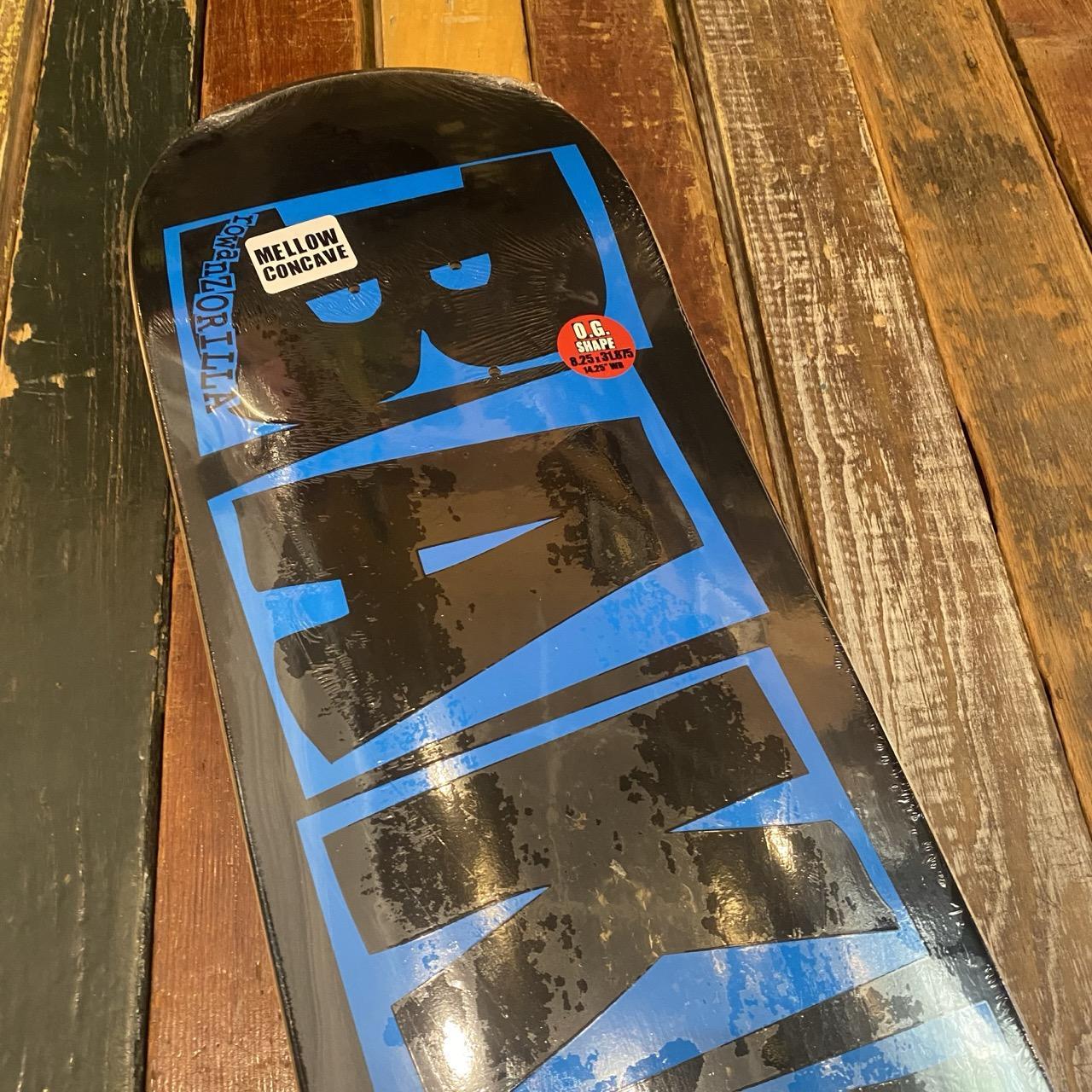 Baker Rowan Zorilla Brand Logo Danger Blue Deck 8.25"