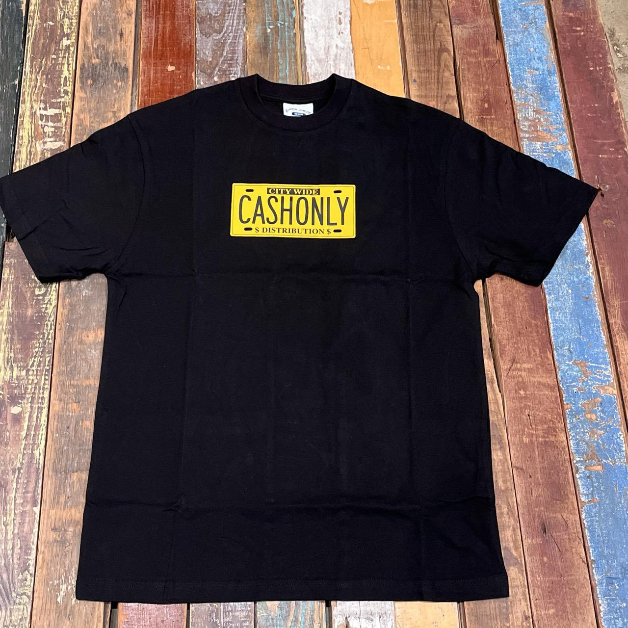 Cash Only License Plate Tee