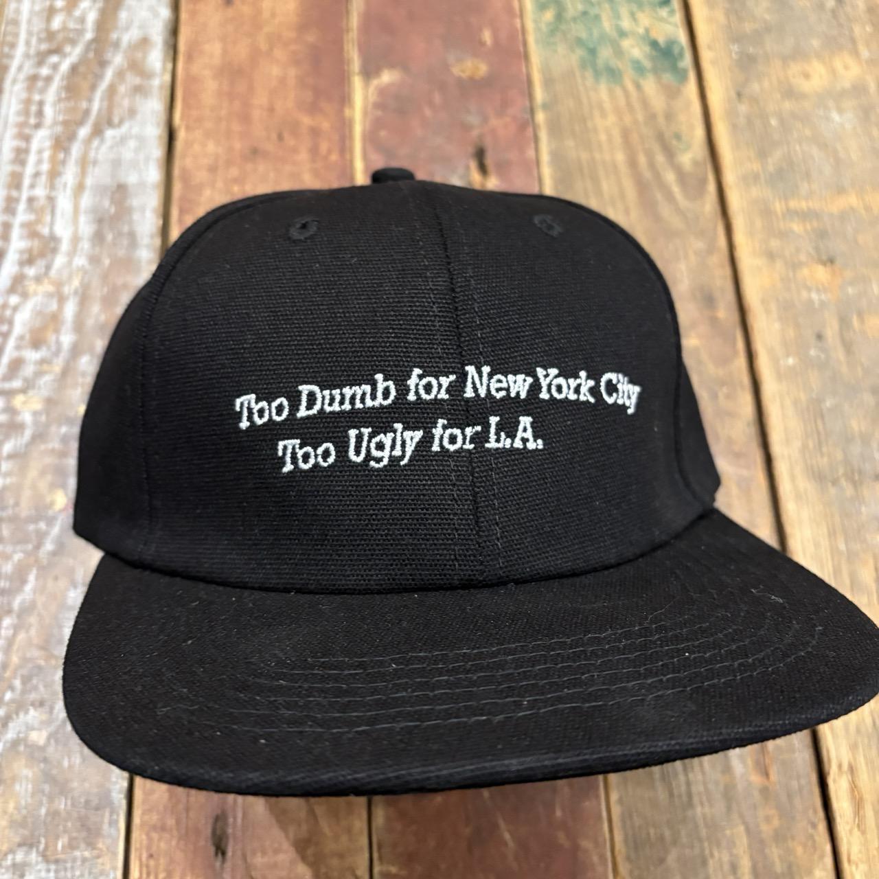 Chocolate TOO DUMB 6 PANEL HAT