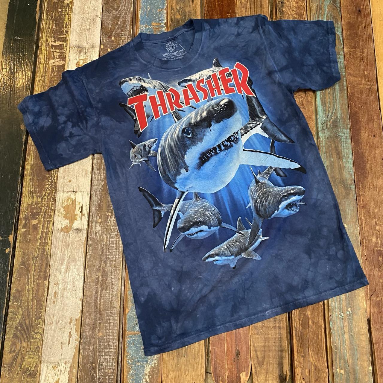 Thrasher Shark T-Shirt (Blue) – humidity