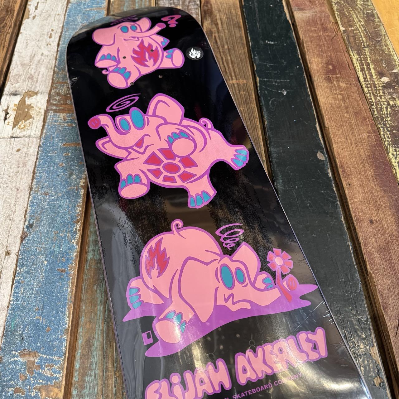 Black Label Elijah Akerley "PINK ELEPHANTS" 8.5" Deck