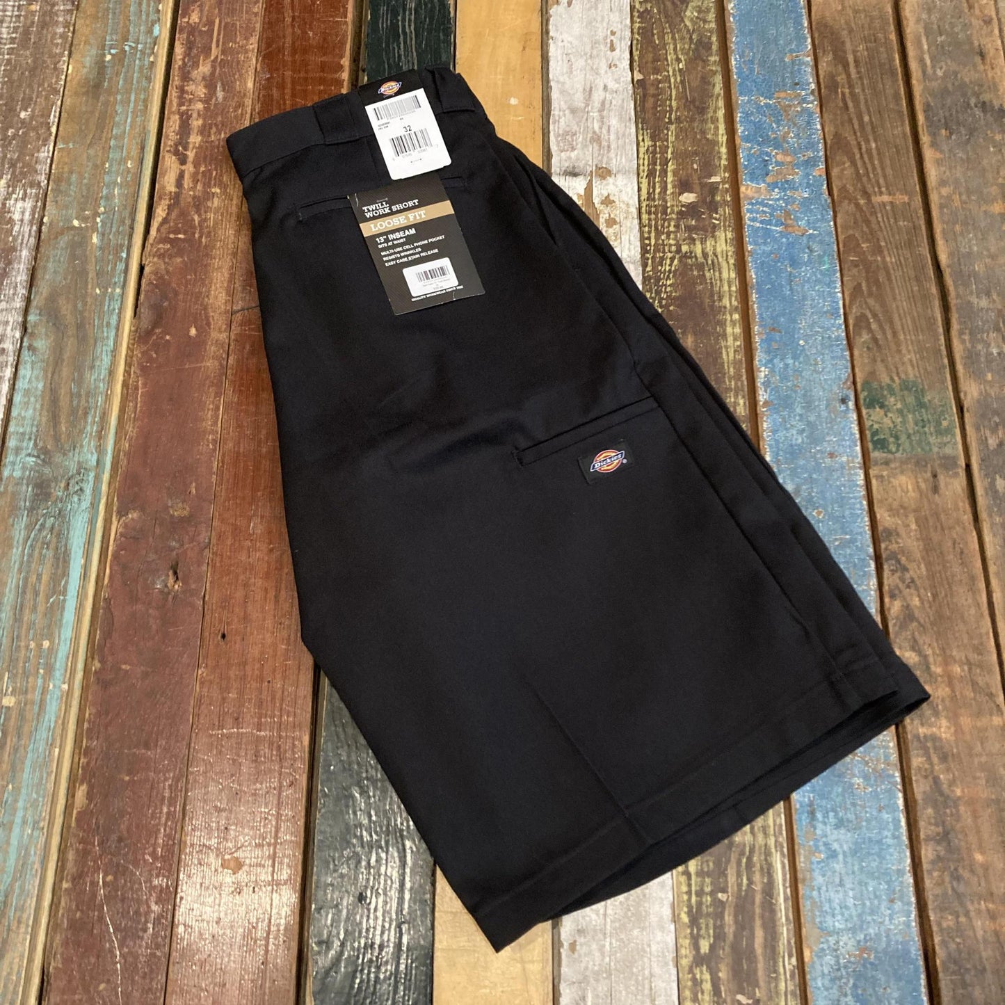 Blk 13" Shorts Twill Multi-Use