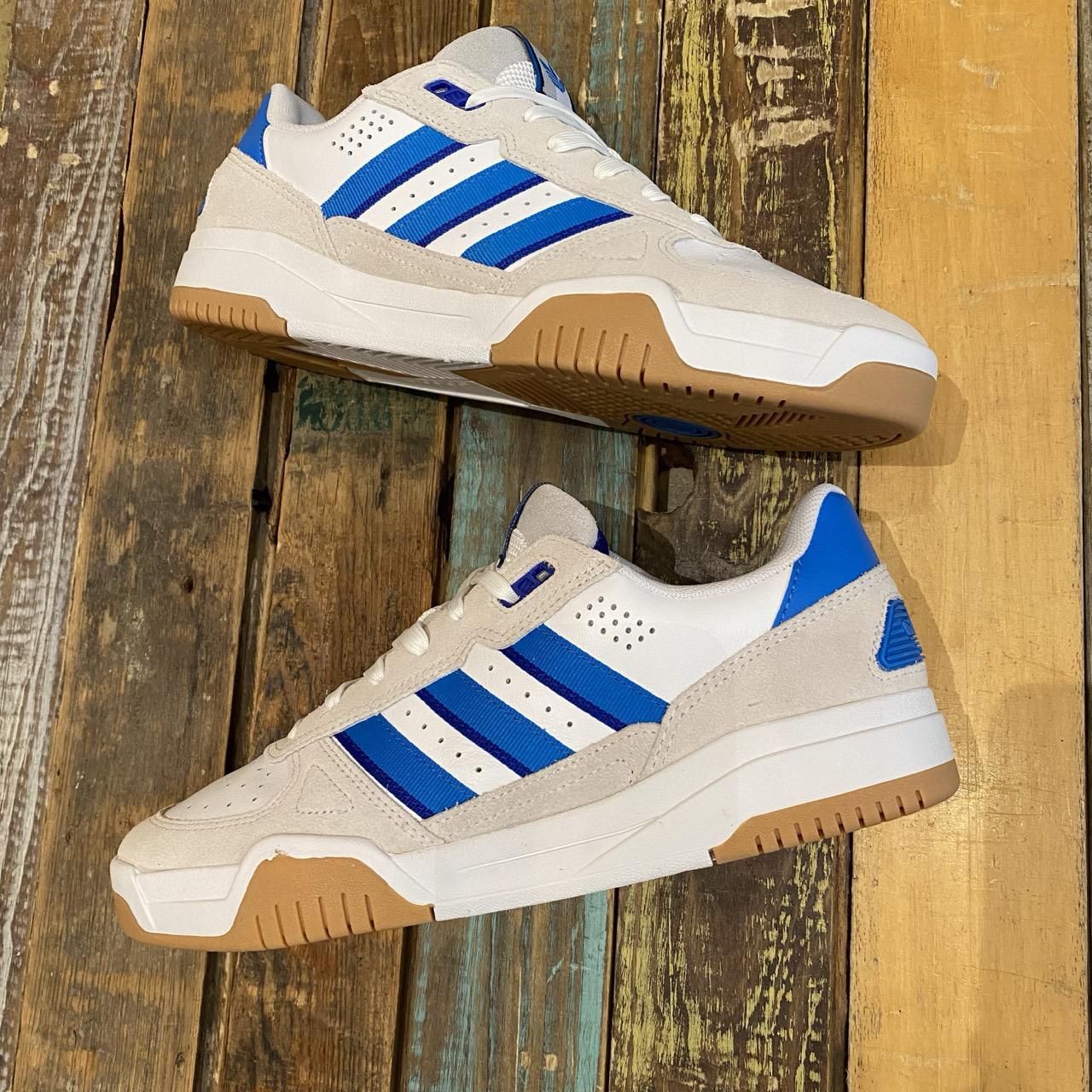 Adidas Tekkira Cup Shoes (Footwear White/Brilliant Blue/Lucid Blue)