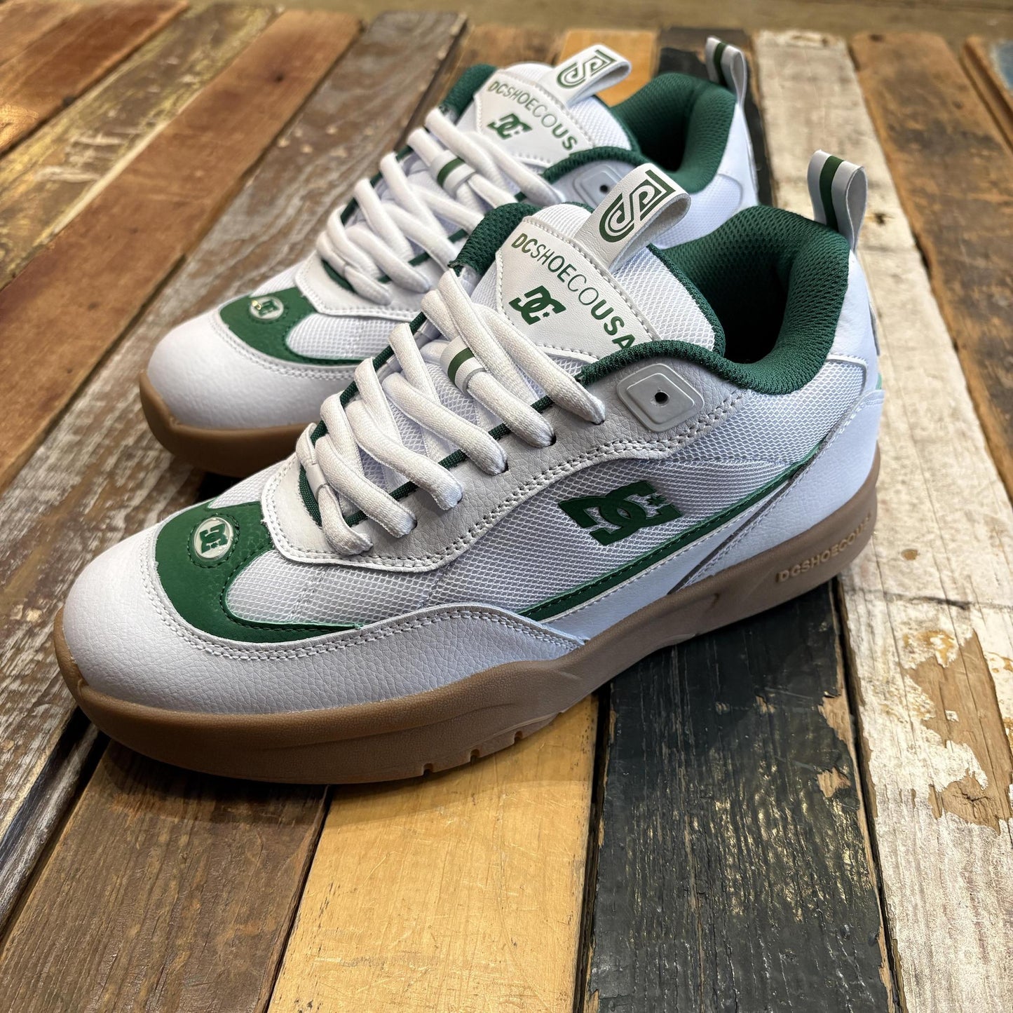 DC Shoes JS 2 (White/Green/Gum)