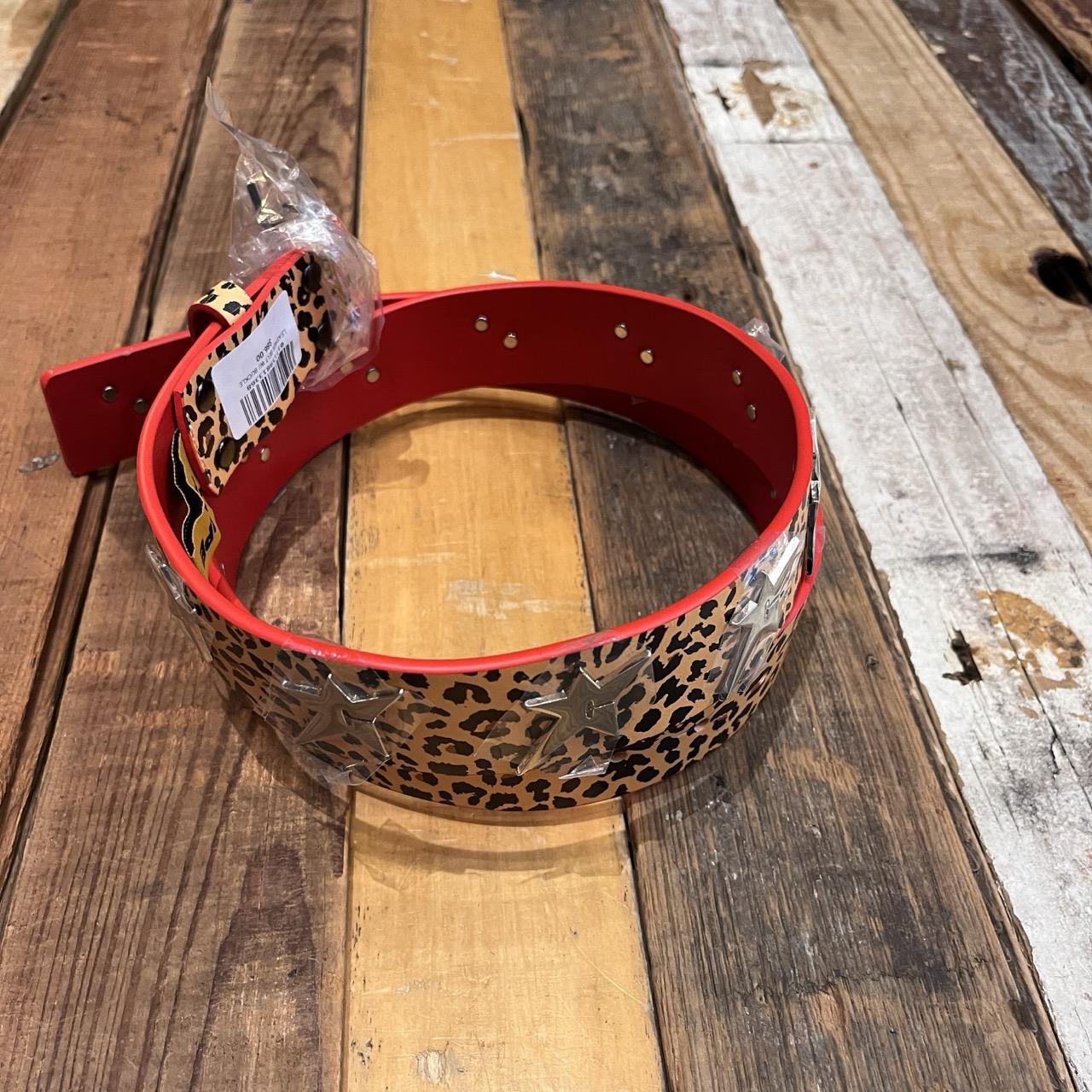 LEATHER BELT W/ BUCKLE (Cheetah)