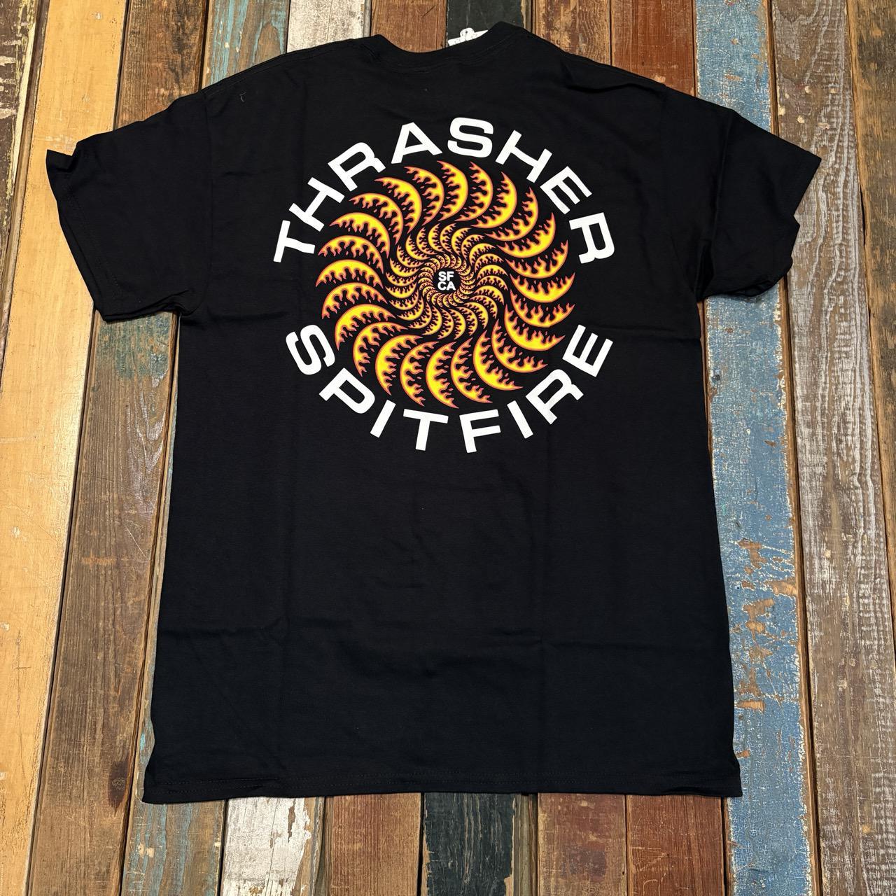 Thrasher X Spitfire CLASSIC SWIRL T-Shirt