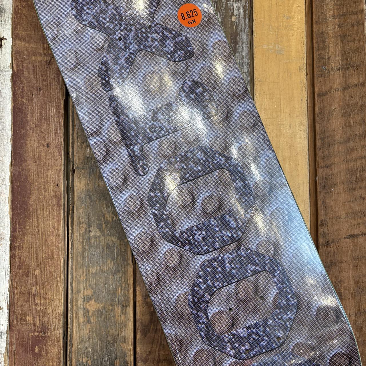 OG Logo Patina Silver W/ Blue Font - 8.625"