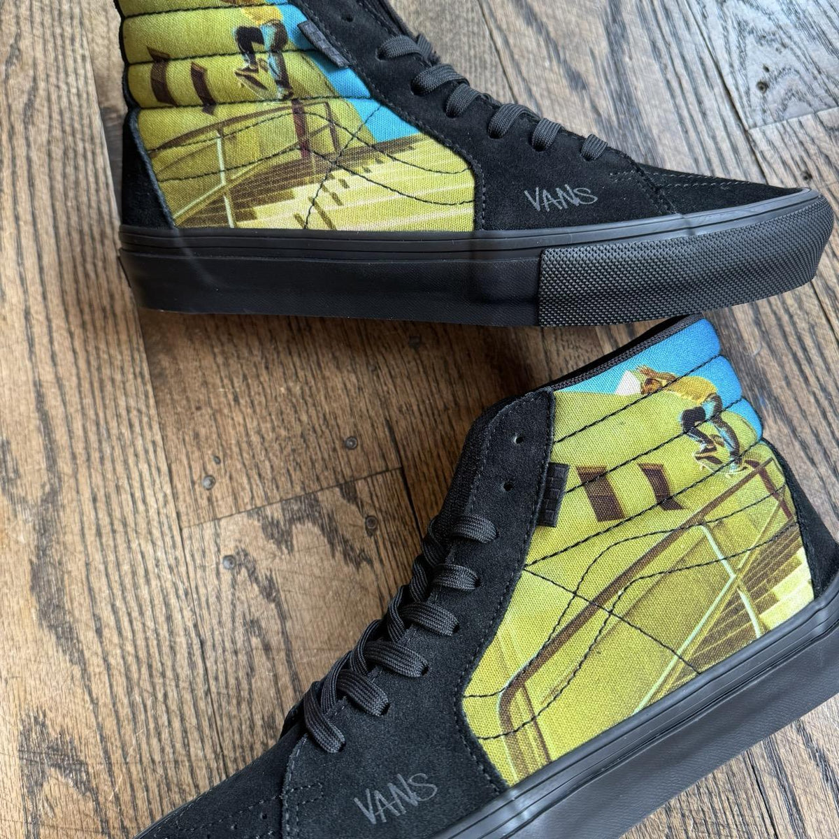 Vans Sk8-Hi Shoe by Atiba in (Atiba Black / Multi)