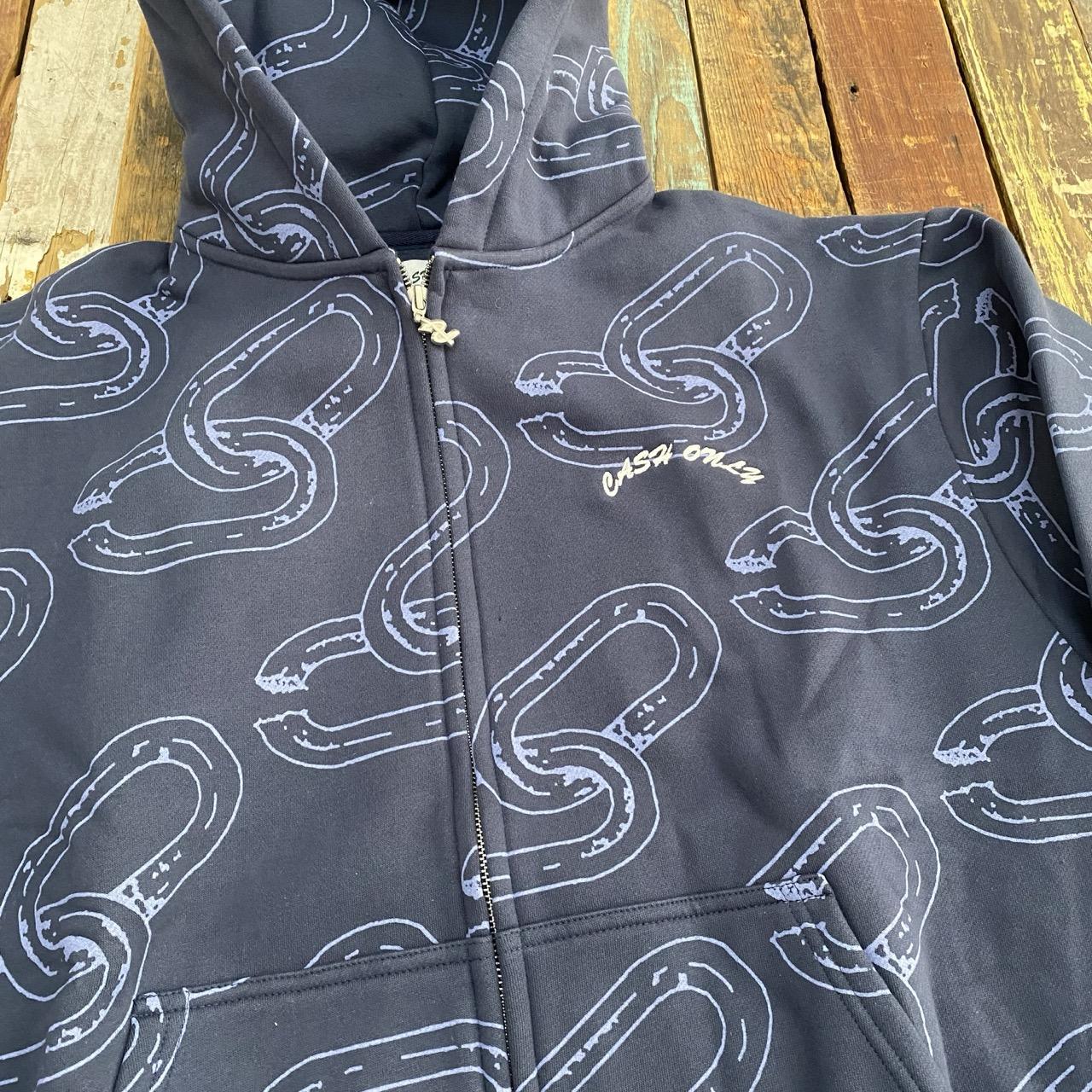 Cash Only Chain Zip-Thru Hood