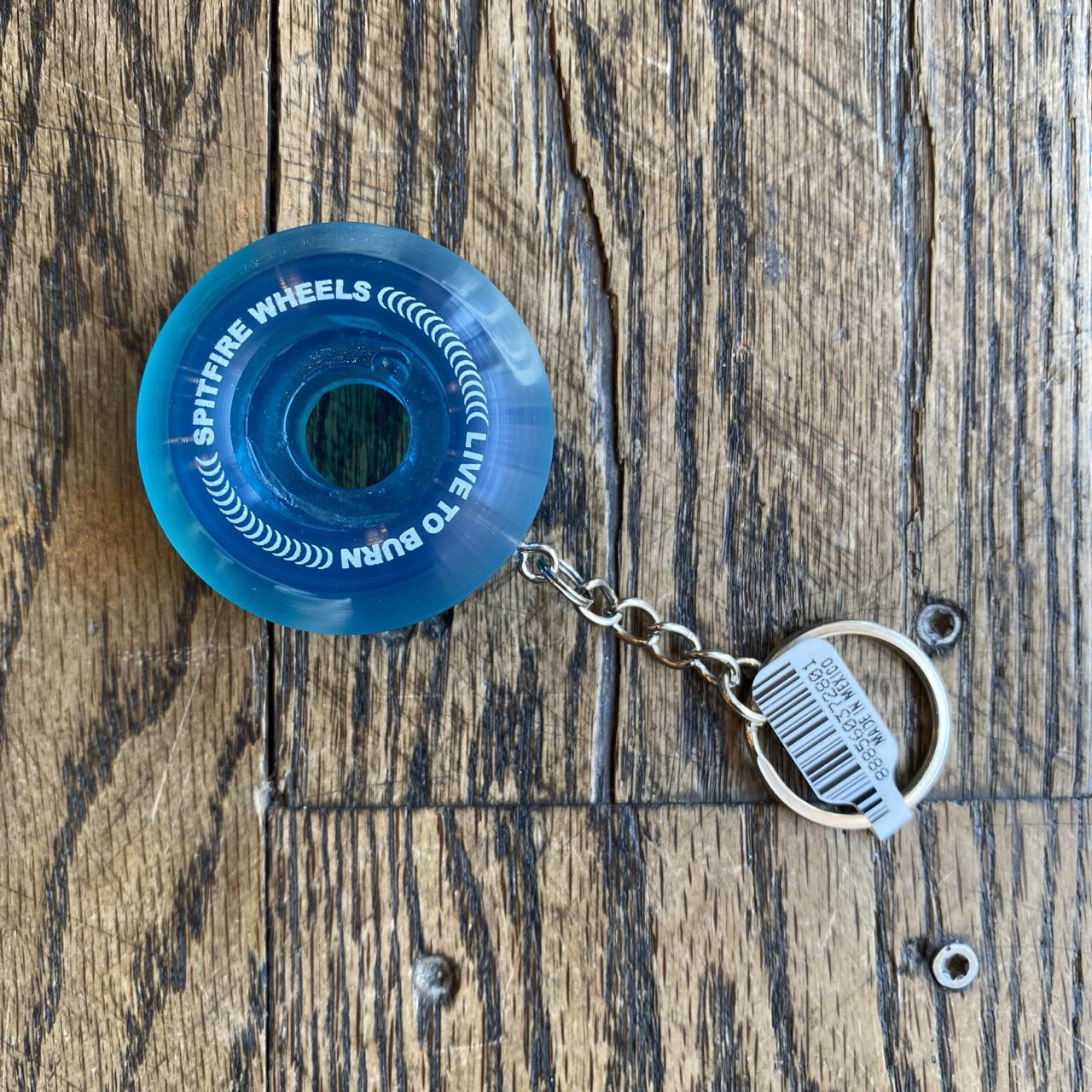 Spitfire Wheels Sapphire Keychain