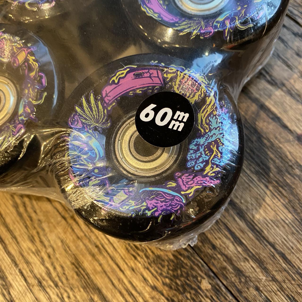 60mm Neon Vomit Limited Edition Light Ups OG Slime Black 78a