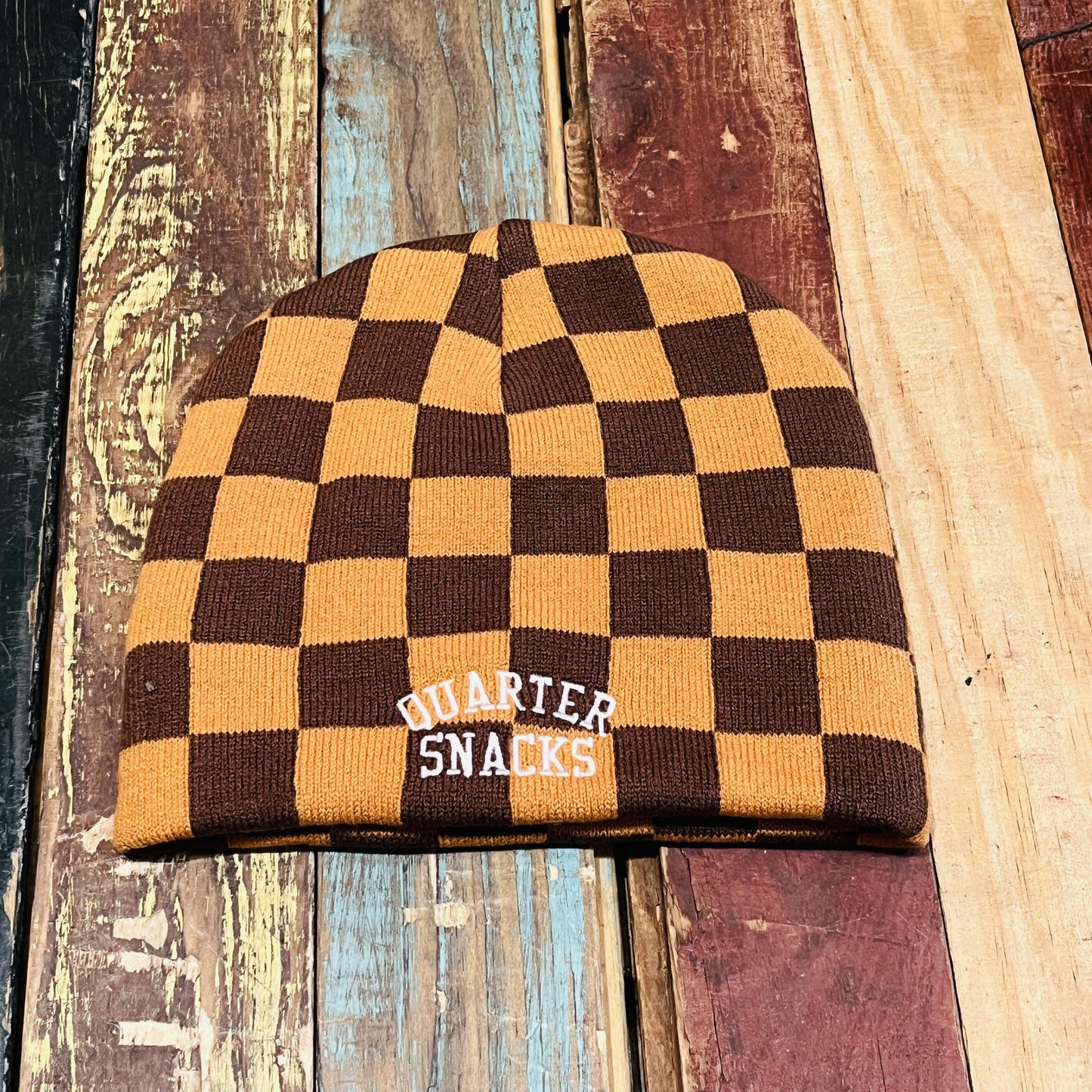 CHECKERBOARD BEANIE QS