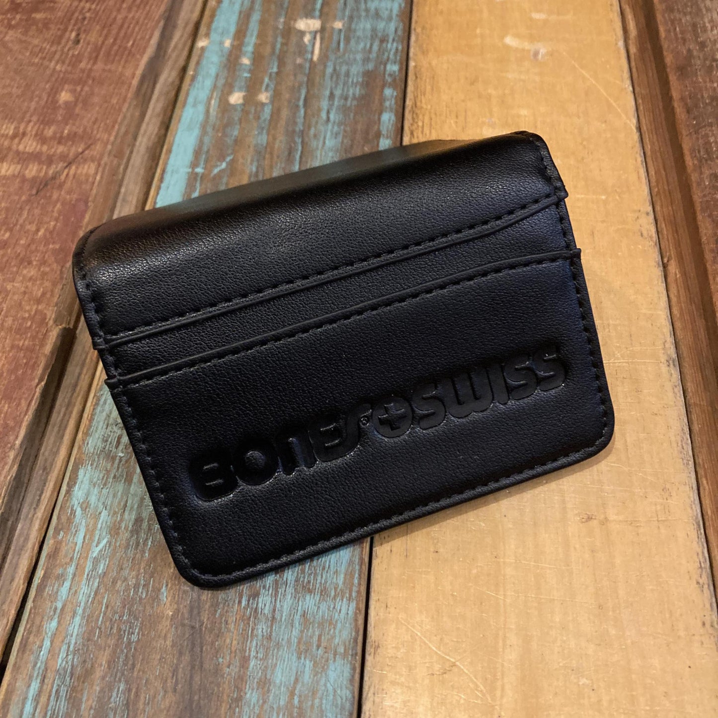 Bones Bearing Swiss Wallet Black