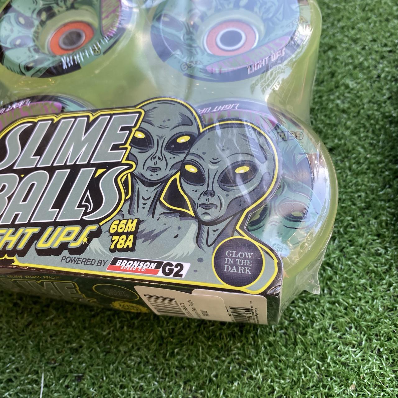 66mm Friends of Planet 9 Light Ups OG Slime GITD 78a Slime Balls Wheels