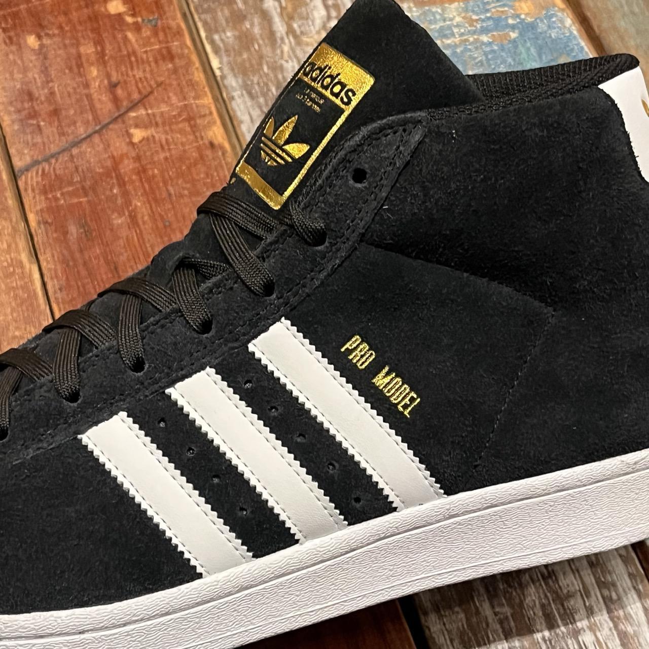Adidas Pro Model (Core Black / White / Gold)