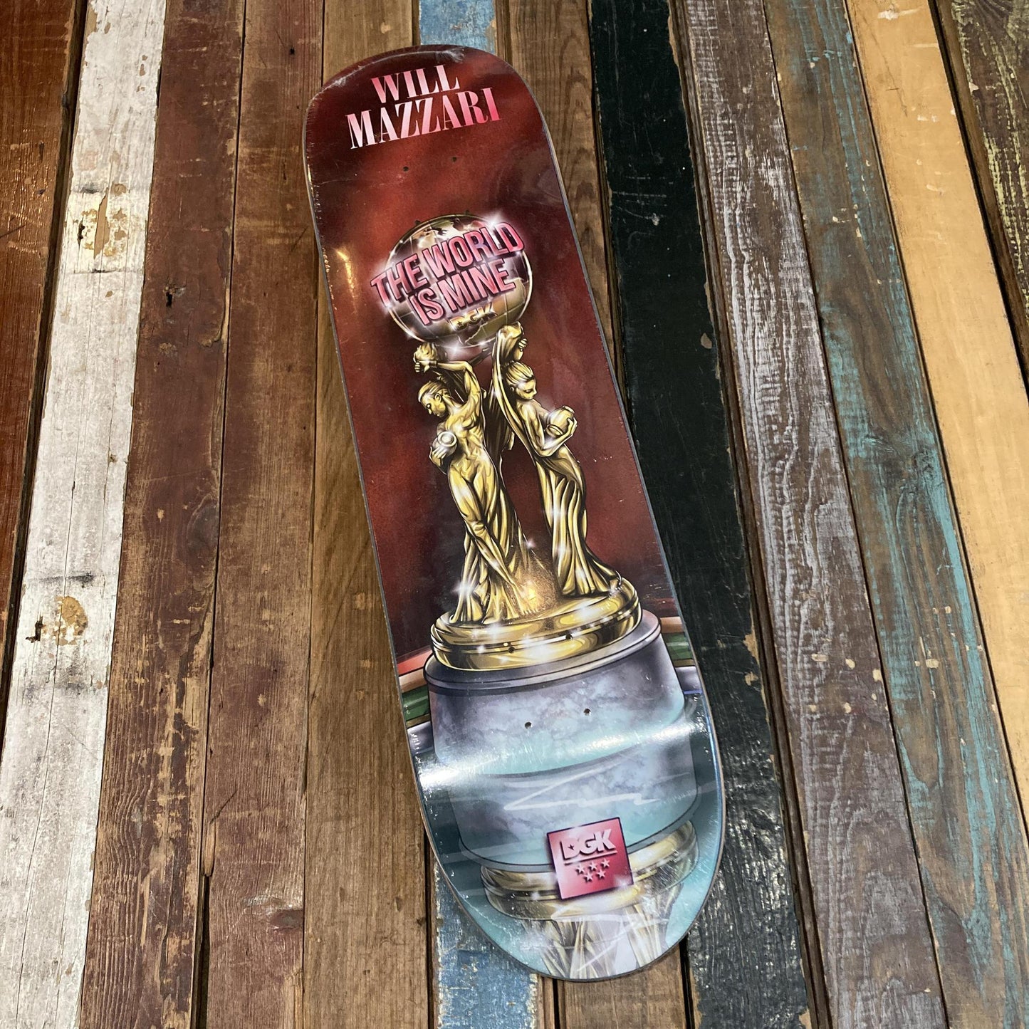 DGK World Is Mine Mazzari Deck 8.25