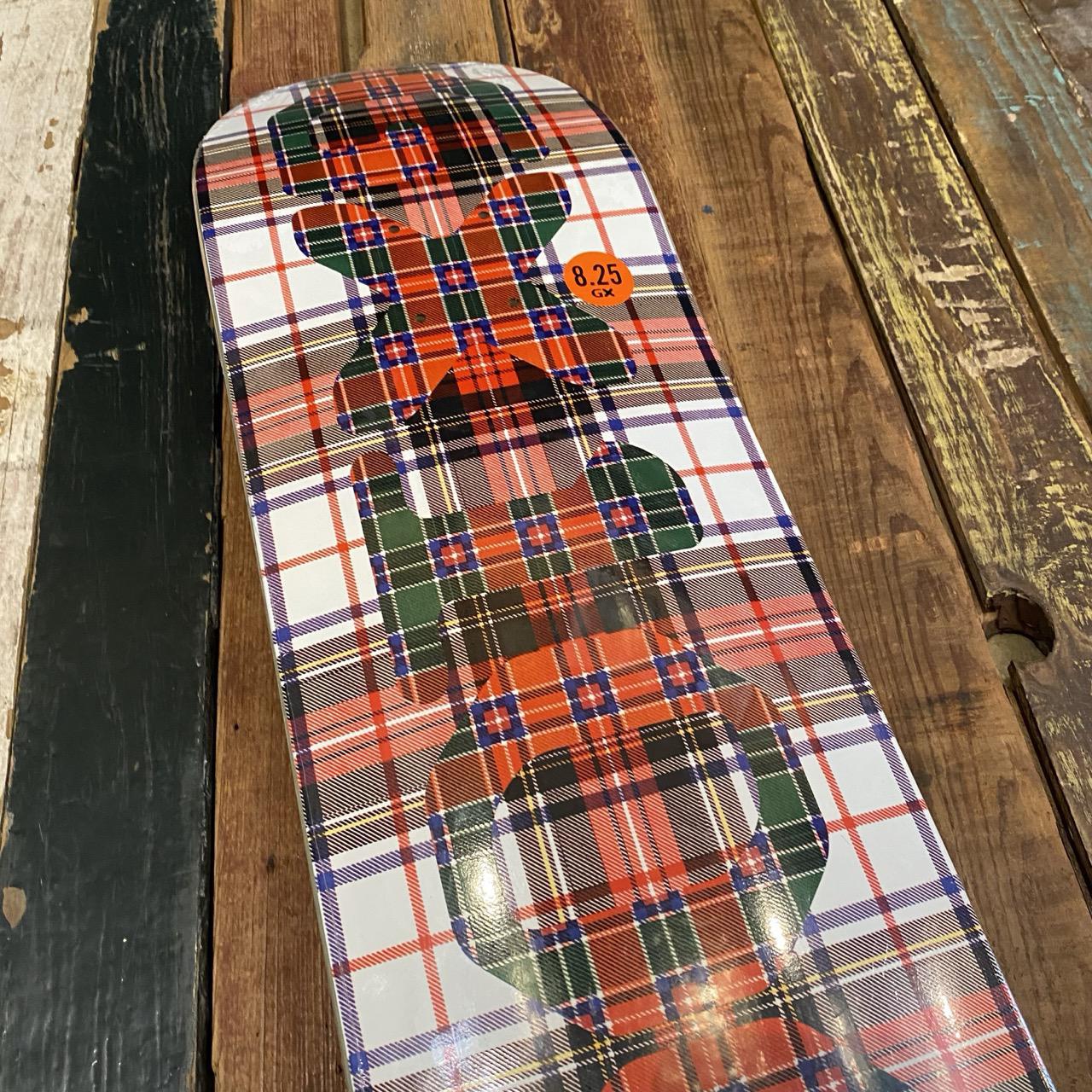 GX1000 OG LOGO Tartan White - 8.25" Deck