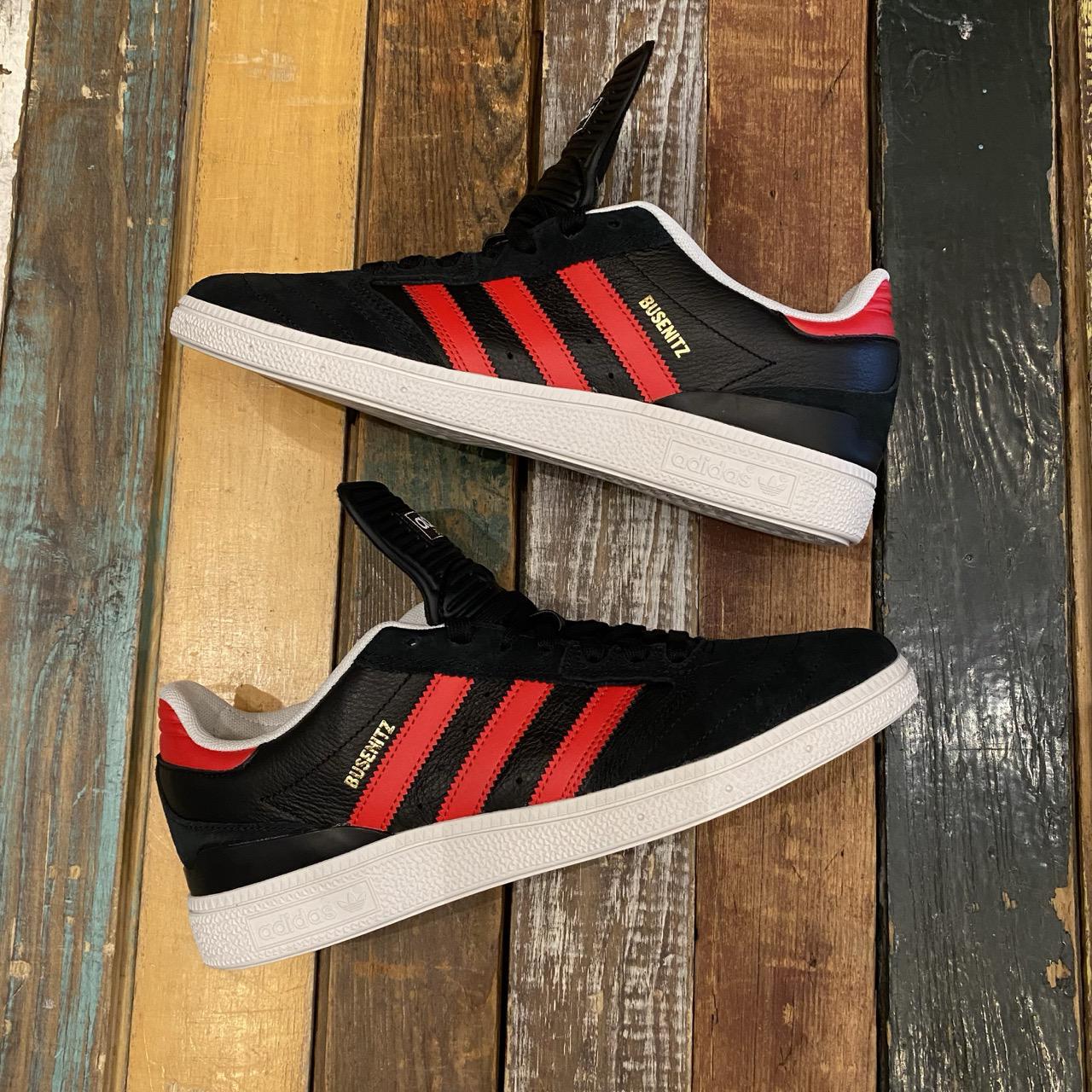 Adidas Busenitz (Core Black/Zero Metallic/Better Scarlet)