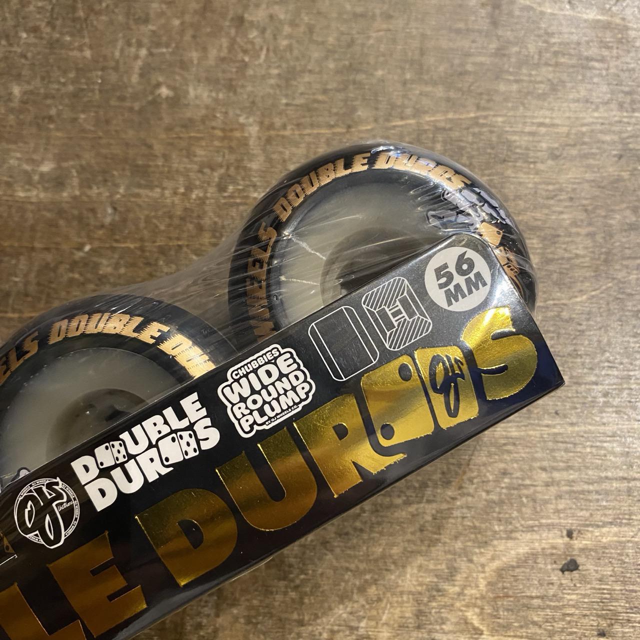 56mm Double Duro Black Gum Chubbies 99a/95a OJ Wheels